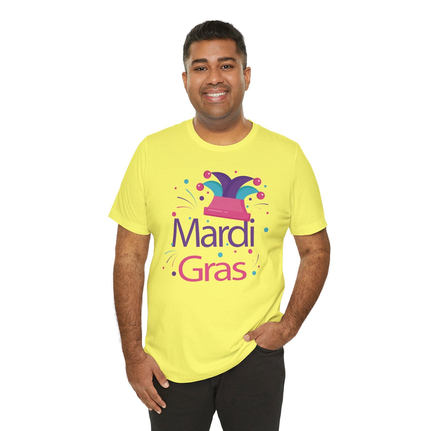 Tee-shirt en coton unisexe pour Mardi Gras