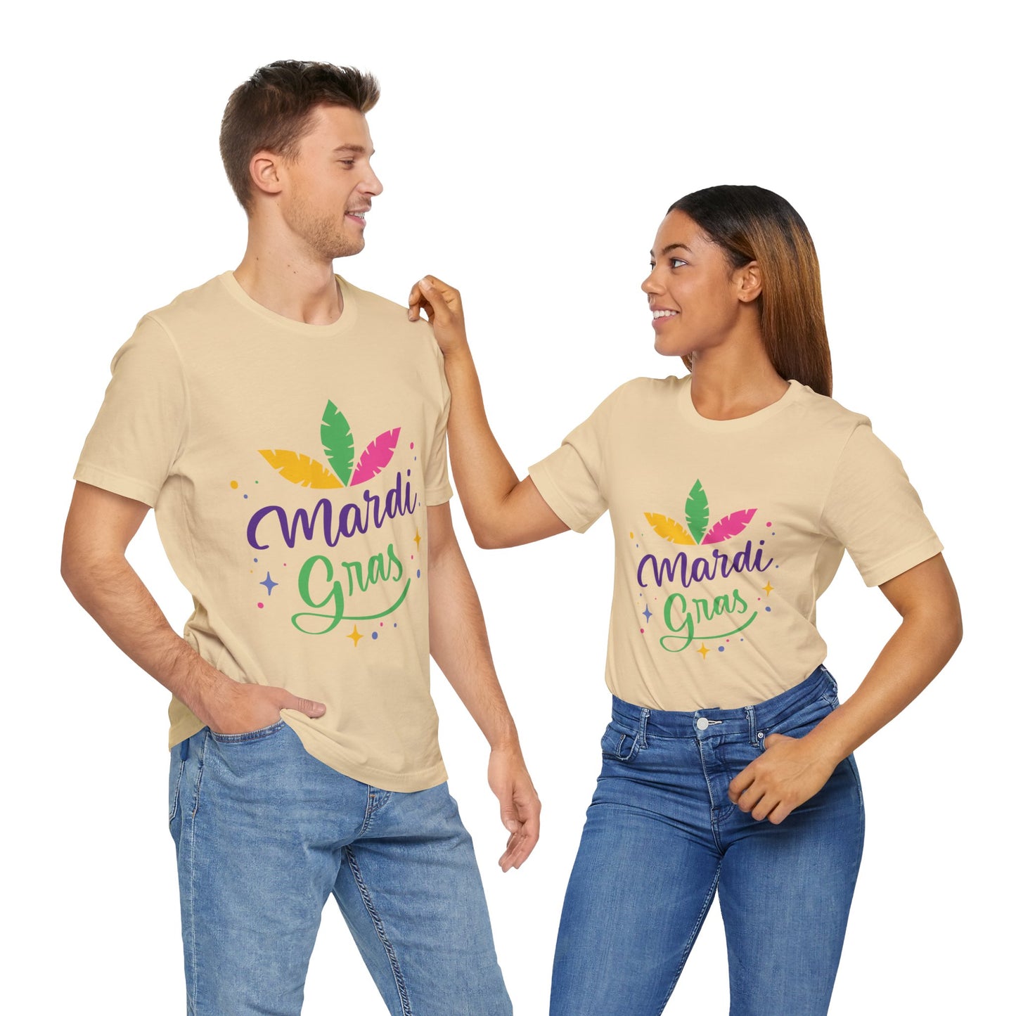 Unisex-T-Shirt aus Baumwolle für Karneval