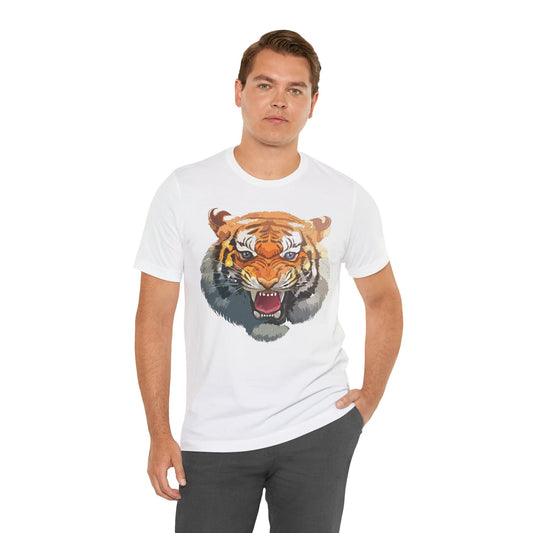 Tiger Shirt, Animal Shirt, T-Shirt with Tiger, Art Design Tee, Animal Tees, Safari T-Shirt, Graphic Design Tee 14