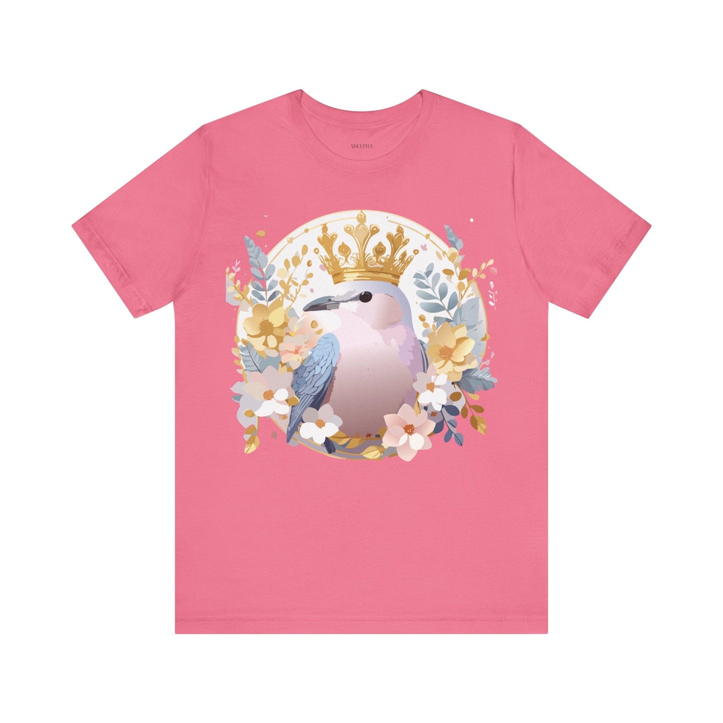 Adelpha Medallion Graphic Tee Unisex Short Sleeve Vintage Inspired Artwork Shirt