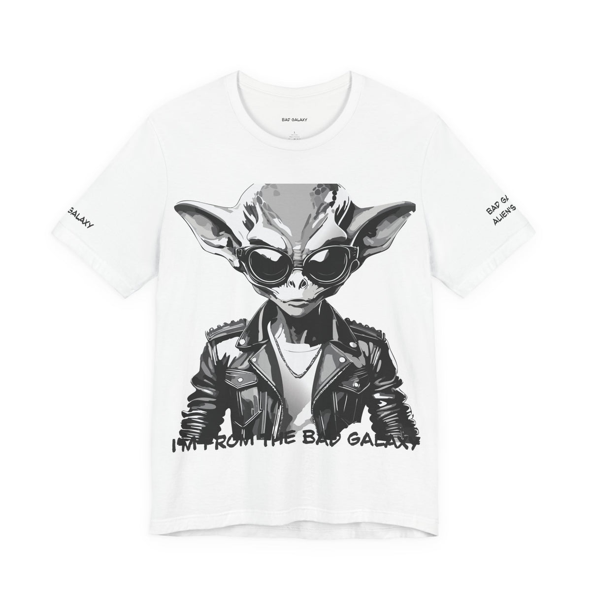 Alien Graphic Unisex Cotton Bella+Canvas Tee with Art Design b65