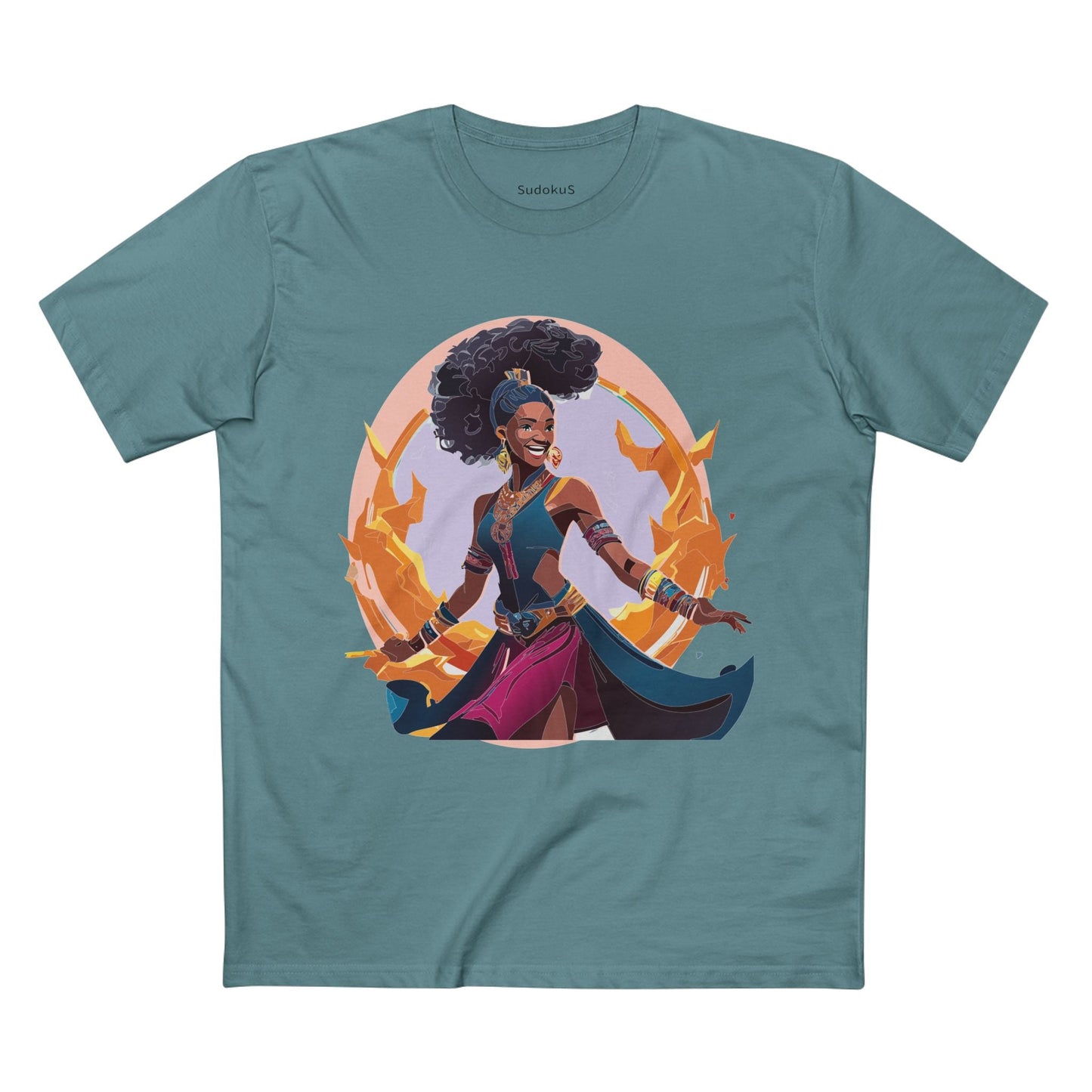 Dancer Graphic Unisex 100 Cotton Staple Tee 21