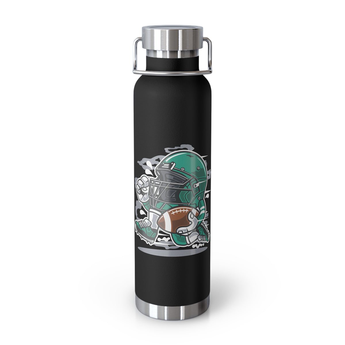 22oz Copper Insulated Water Bottle with Cartoon Design - CV22