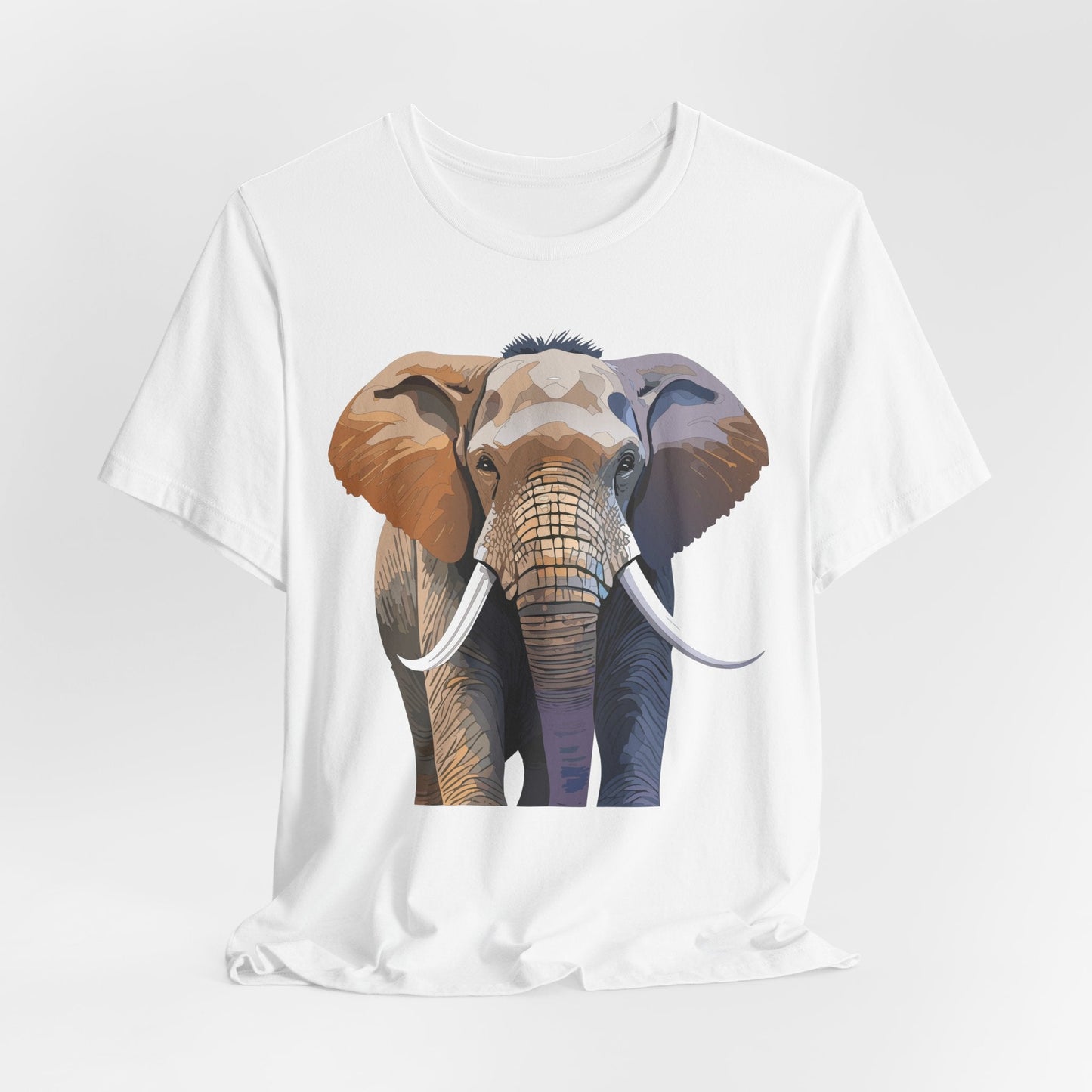 Unisex Animal Art Design Tee Shirt With Wildlife Animals Short Sleeve Everyday Comfort