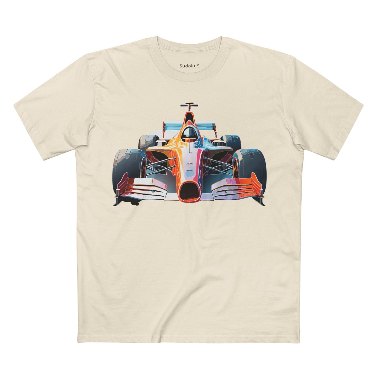 Car Graphic Unisex 100 Cotton Staple Tee 8