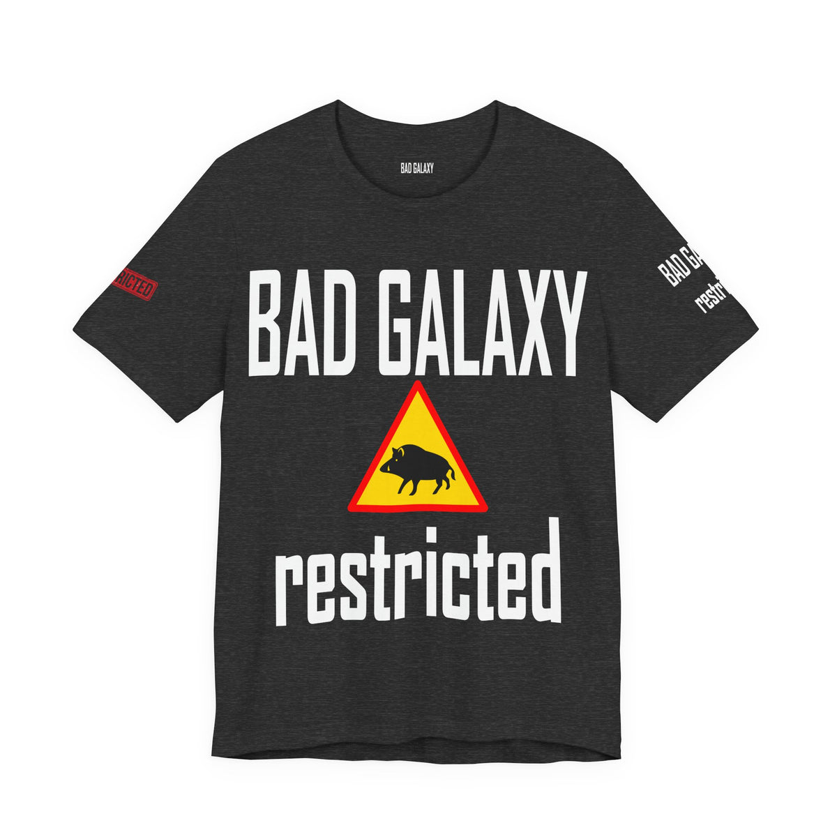 Art Red Stamp Graphic Unisex Cotton Bella+Canvas Tee with Art Design b94