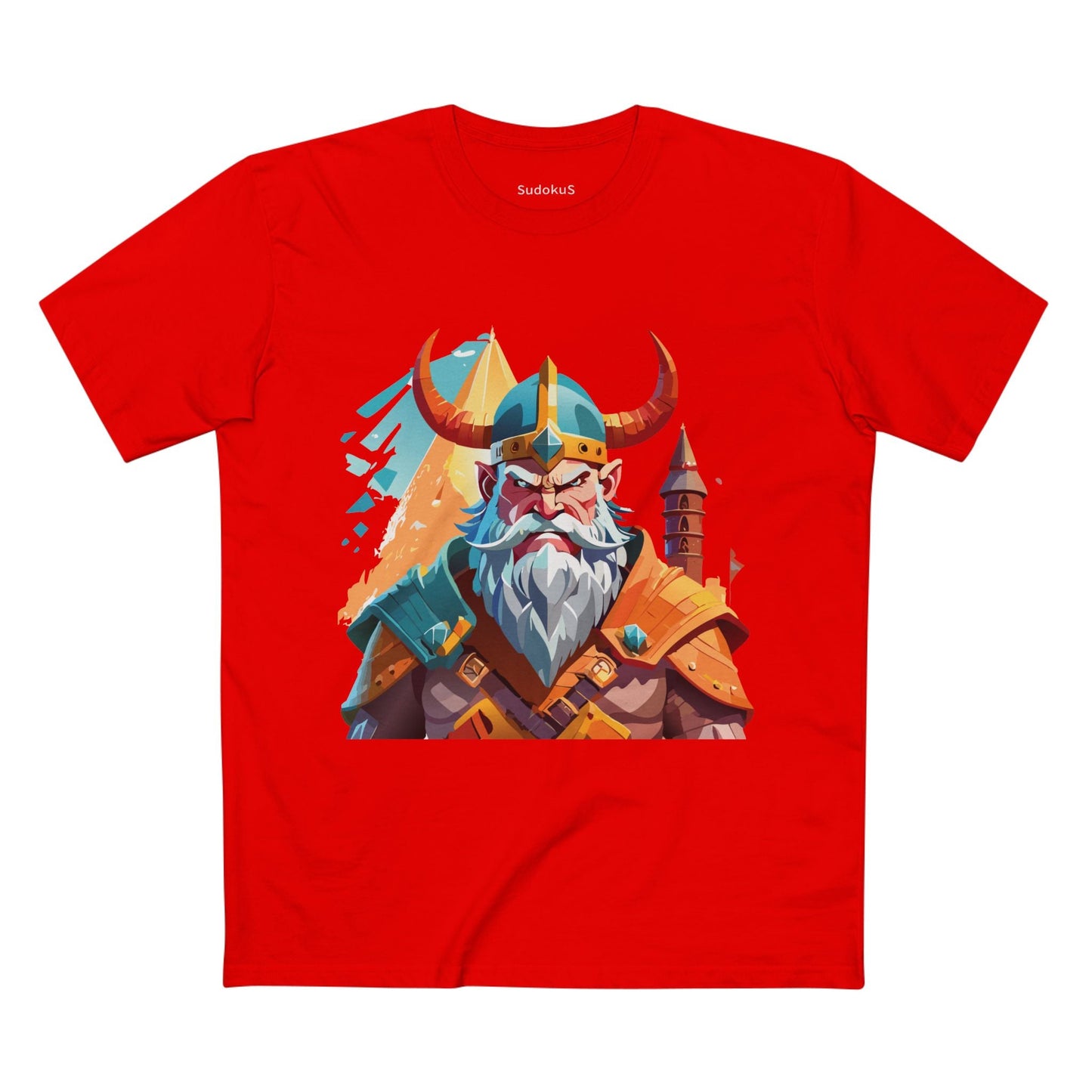 Viking Graphic Unisex 100 Cotton Staple Tee 12