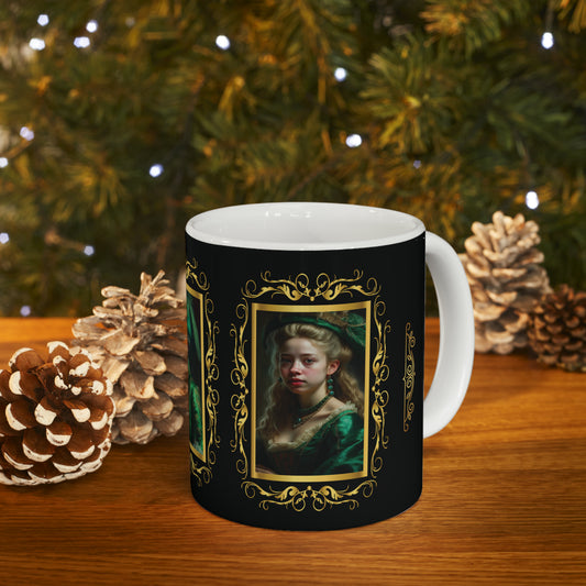 Coffee & Tea Mug with Antique Portraits