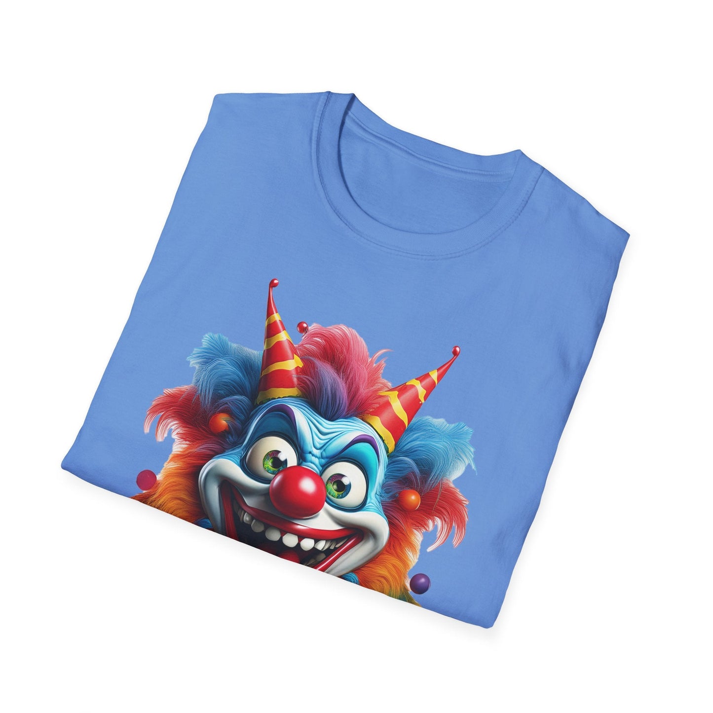 Clown Shirt For Men And Women Funny Circus Tee Scary Man Shirt Unisex Softstyle Tee