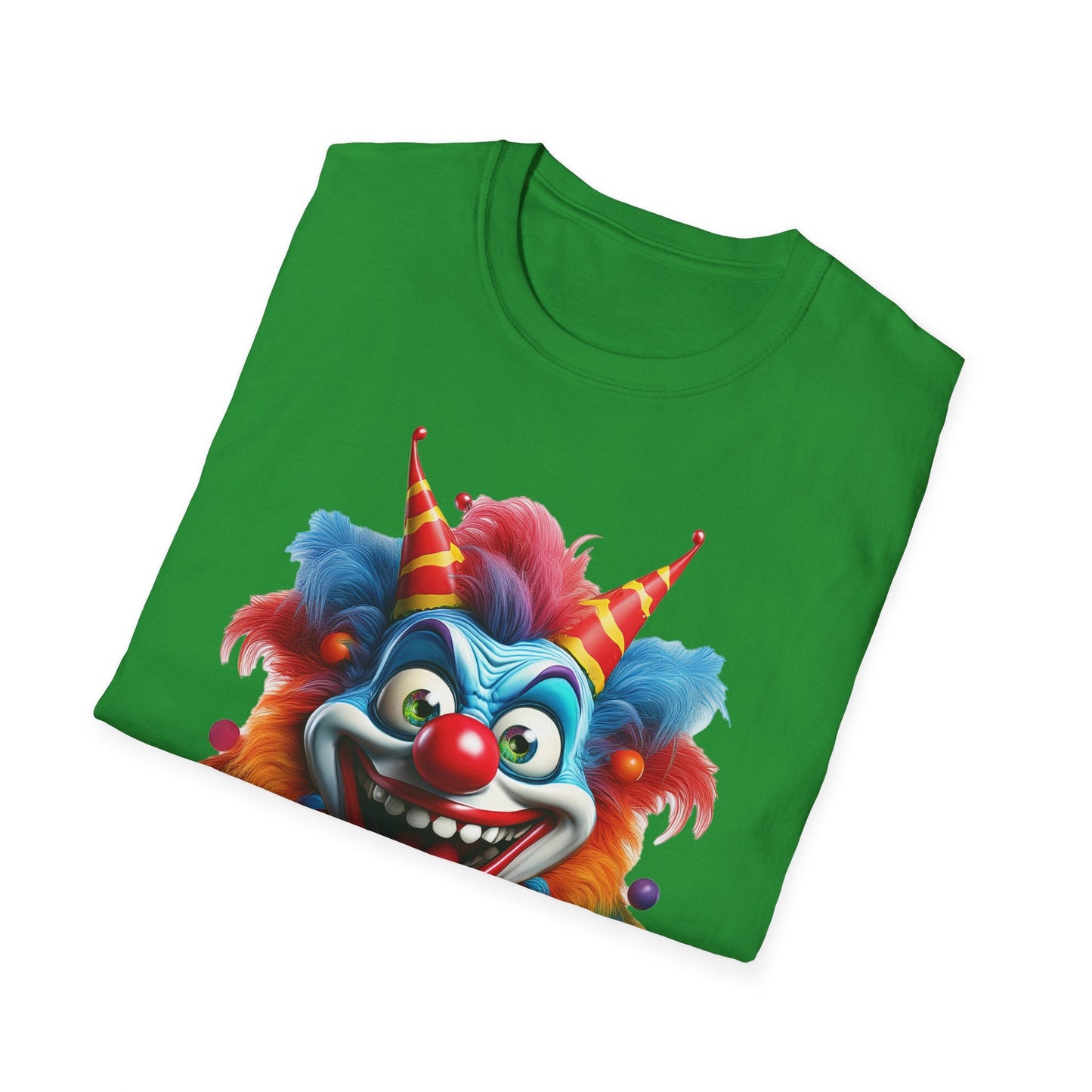 Clown Shirt For Men And Women Funny Circus Tee Scary Man Shirt Unisex Softstyle Tee