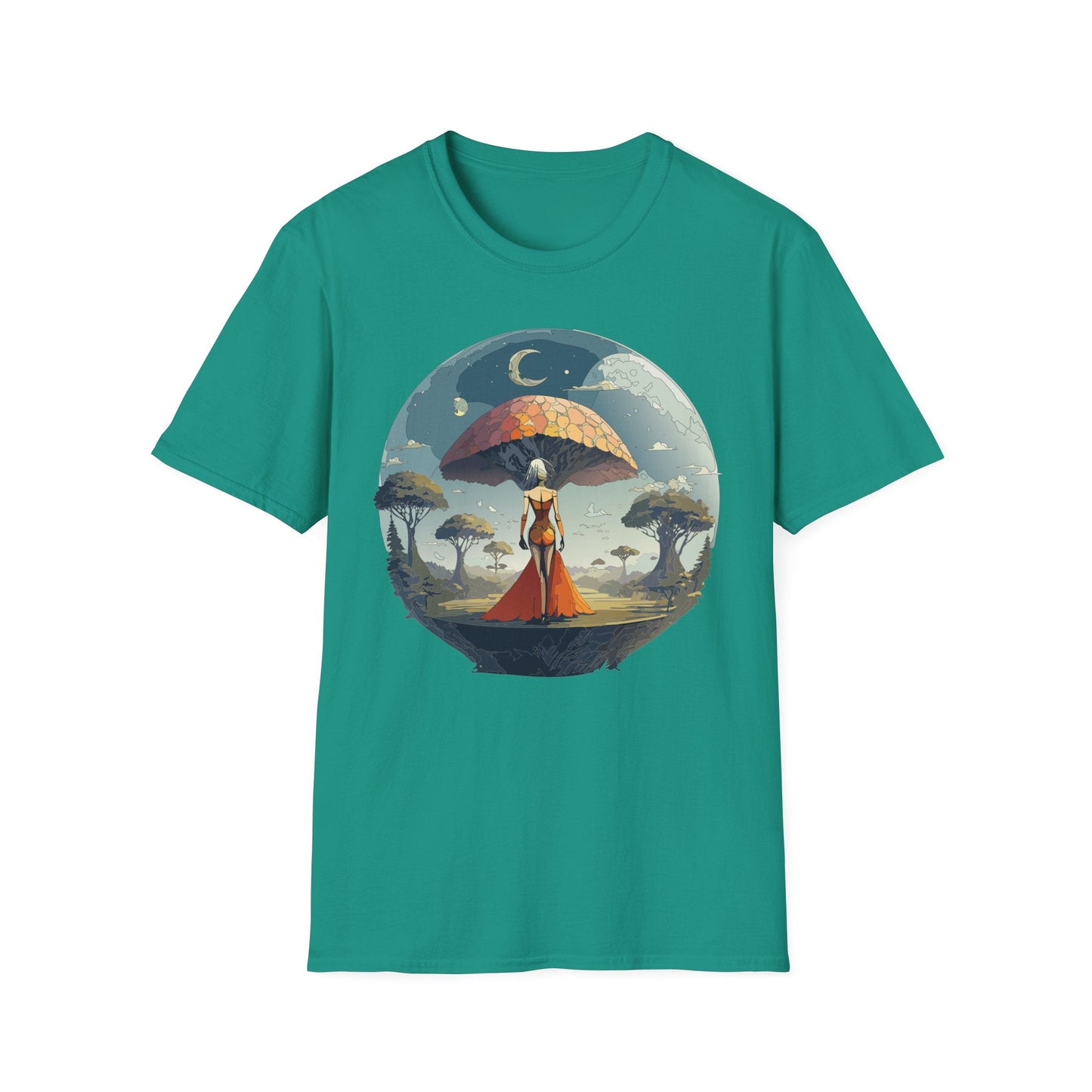 Womens Graphic T Shirts Art Design Shirt Softstyle Casual Tee 64000 Gildan Ring Spun Cotton