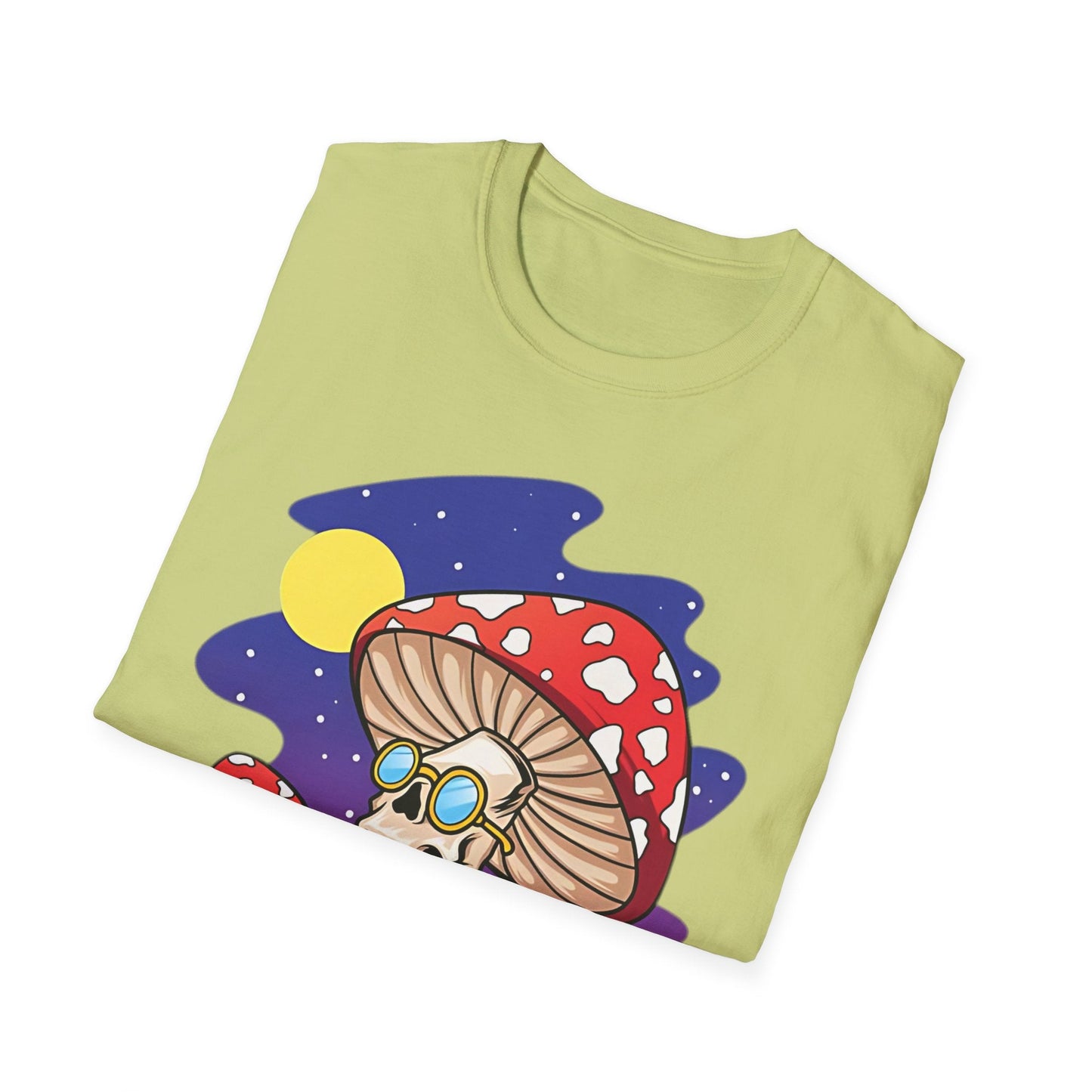 Mashroom Mushroom Tee Shirt Unisex Funny Fungus Design Softstyle 64000 Cotton Tee