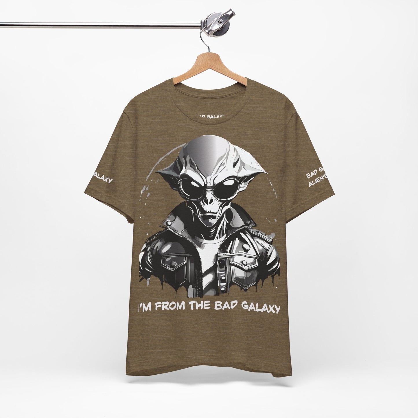 Alien Tee Shirt From Bad Galaxy Made To Order 100 Percent Cotton Lightweight Free Shipping