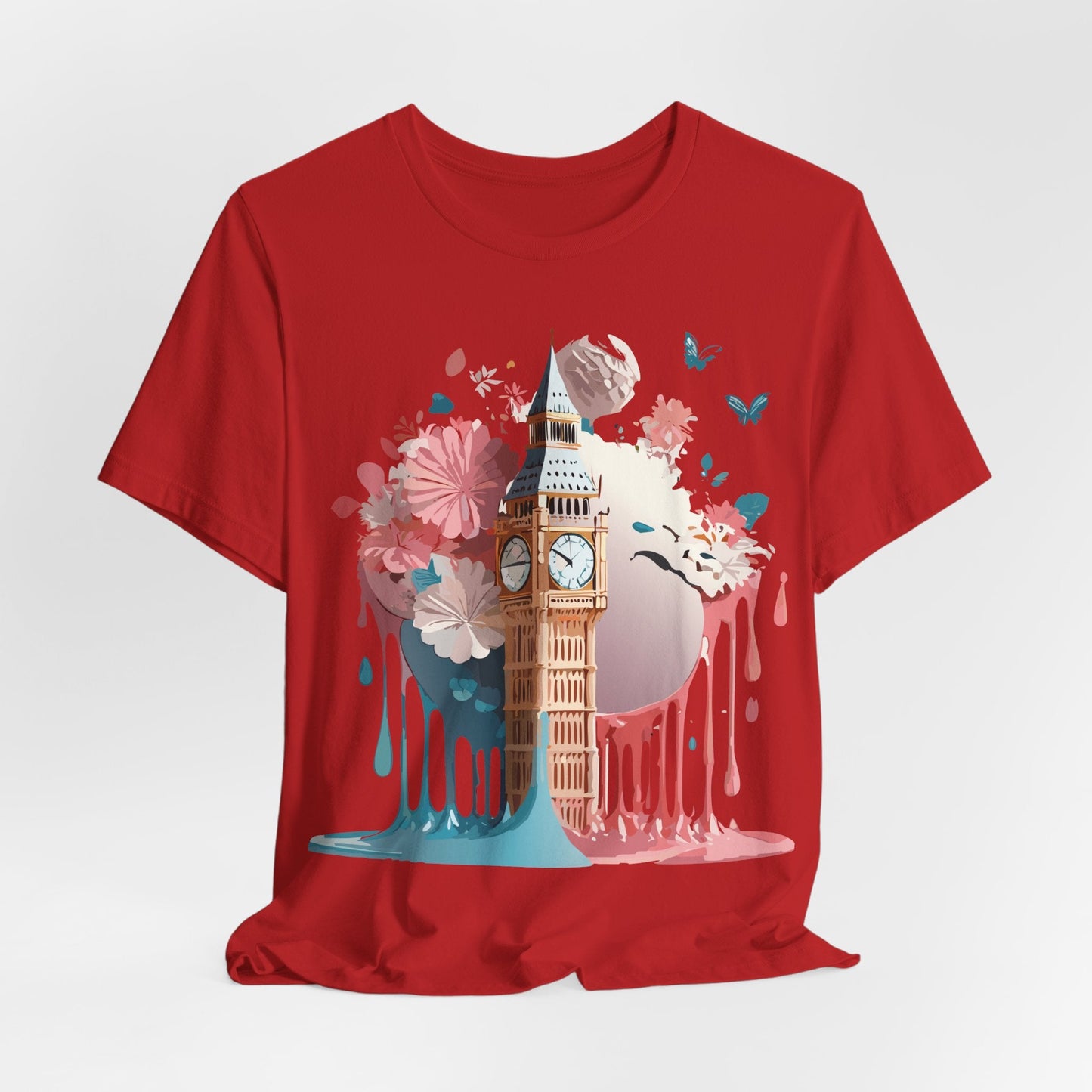 Adelpha London Graphic T Shirt Unisex Short Sleeve Tee For Everyday Style And Travel
