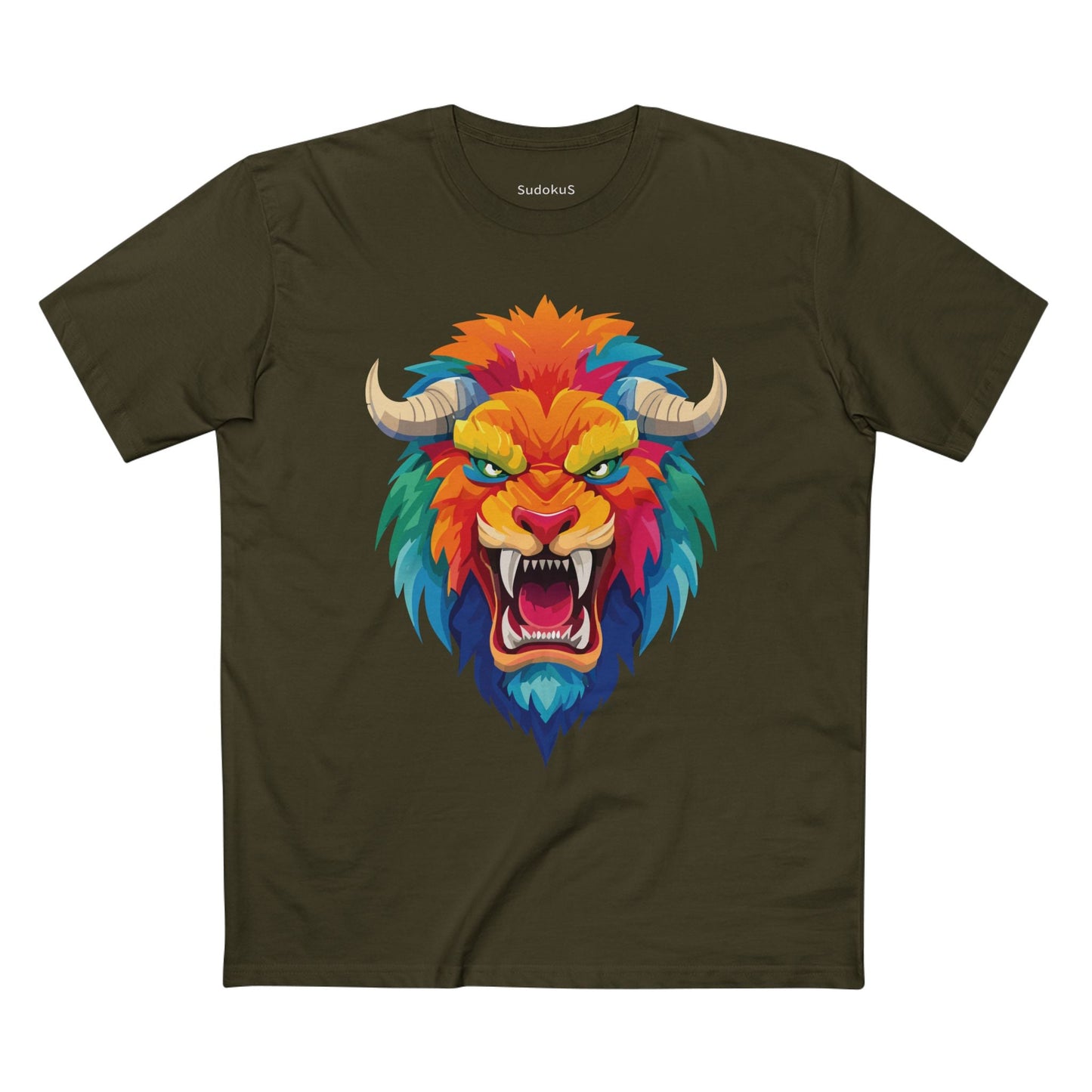 Cartoon Monsters Graphic Unisex 100 Cotton Staple Tee 15