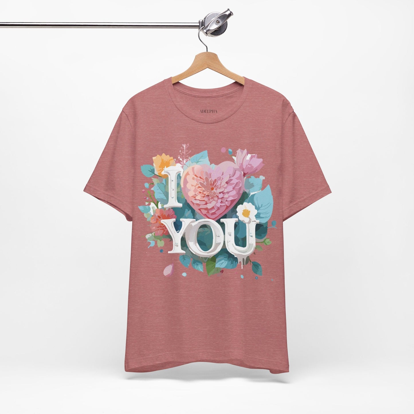 Valentine Graphic T Shirt Unisex Jersey Short Sleeve Tee With Adelpha Artwork Design