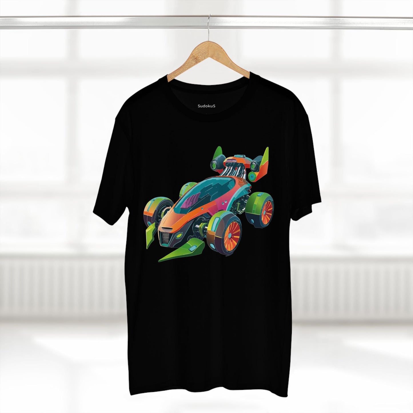 Car Graphic Unisex 100 Cotton Staple Tee 21