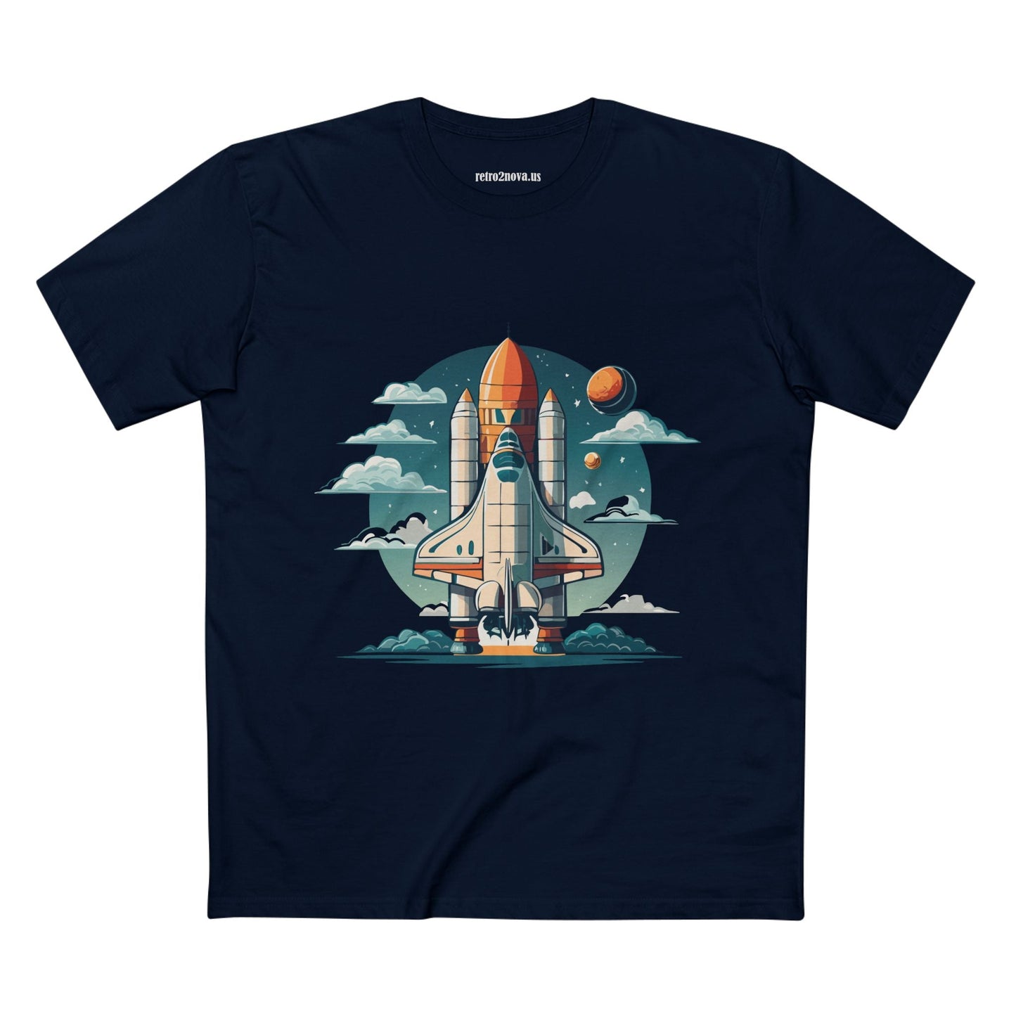 Cosmos Shirt Unisex Premium Cotton Tee With Original Art Design By Retro2Nova CS1