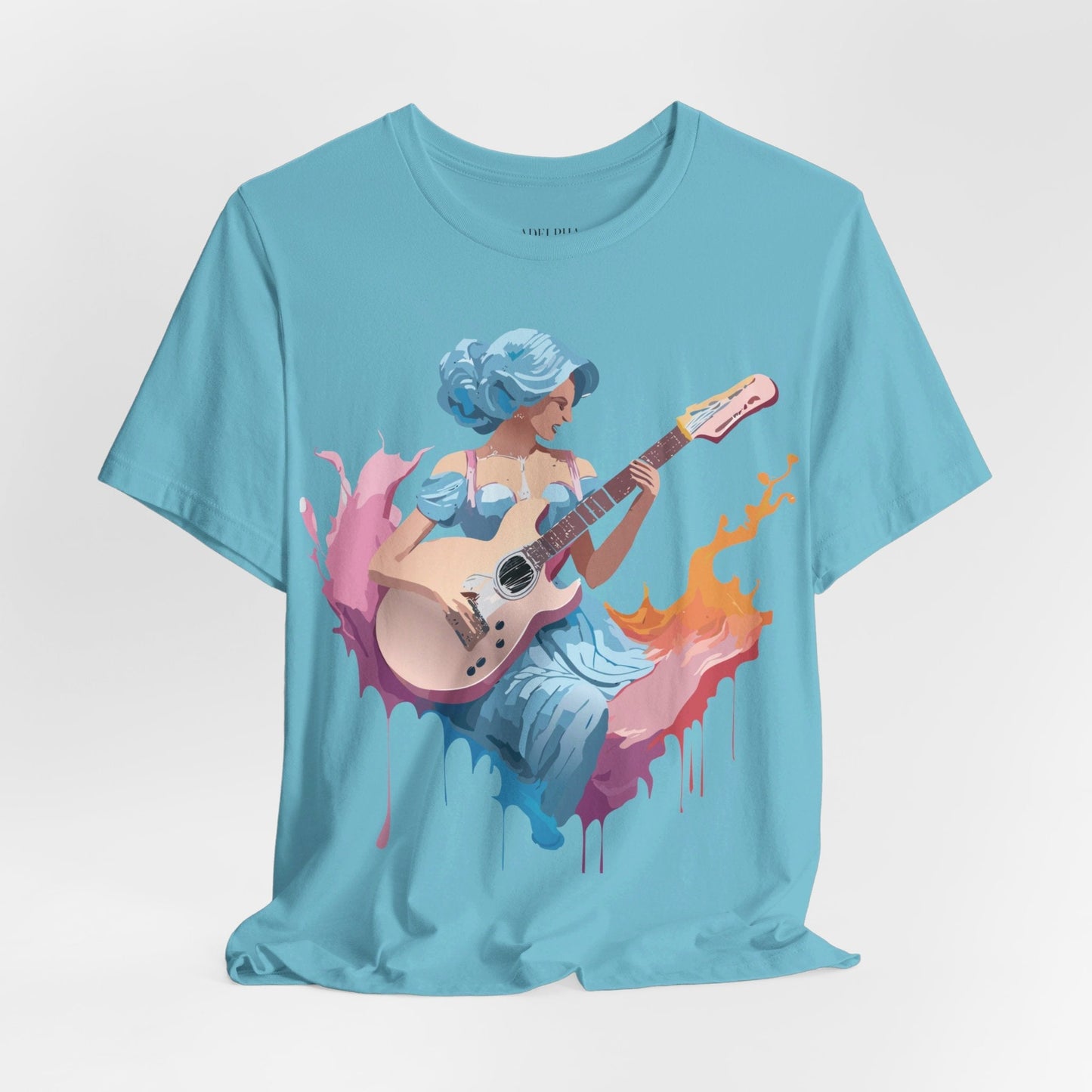 Music T Shirt Graphic Tee Unisex Adelpha Vintage Inspired Artwork Casual Everyday Wear