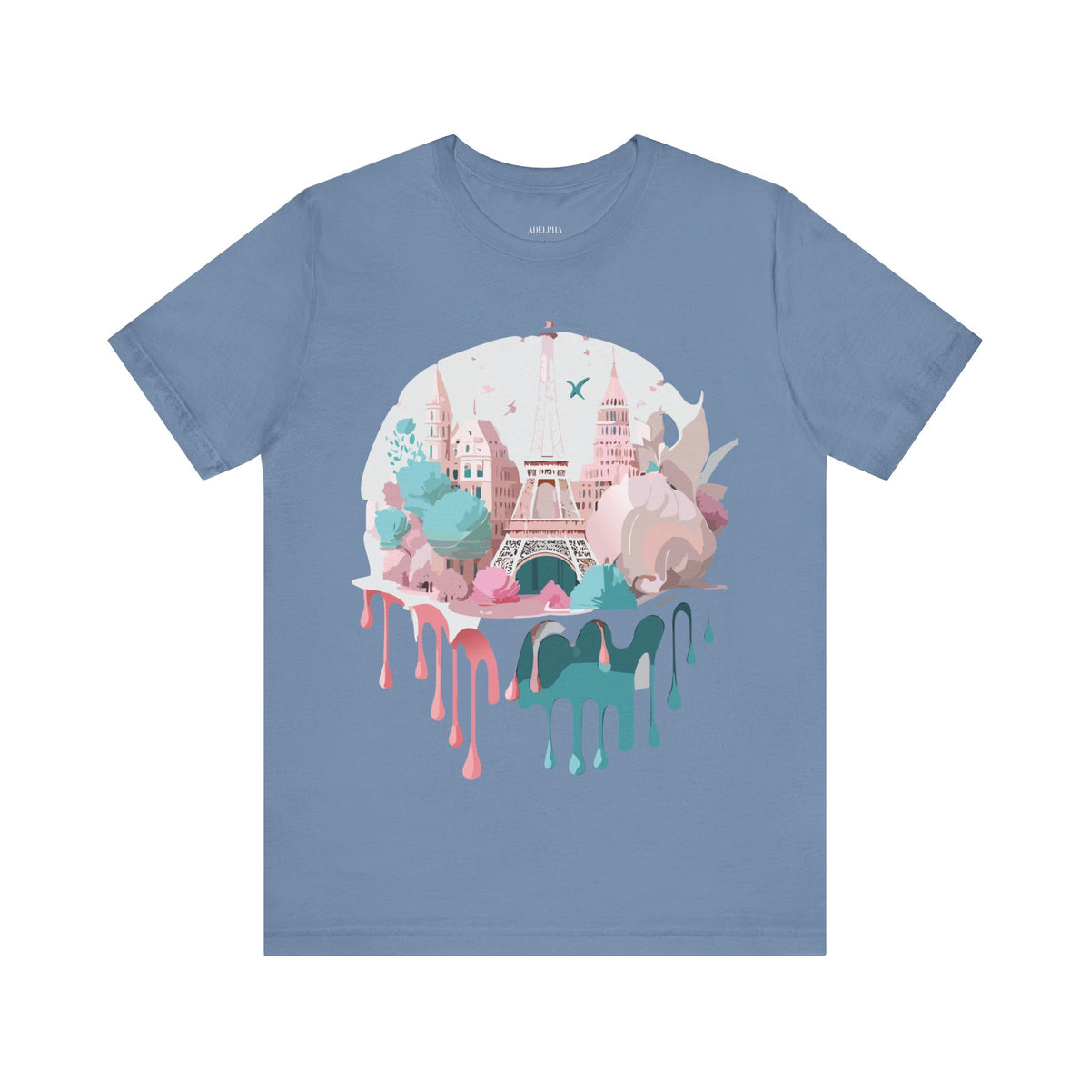 Unisex Cotton Bella+Canvas Tee with Paris