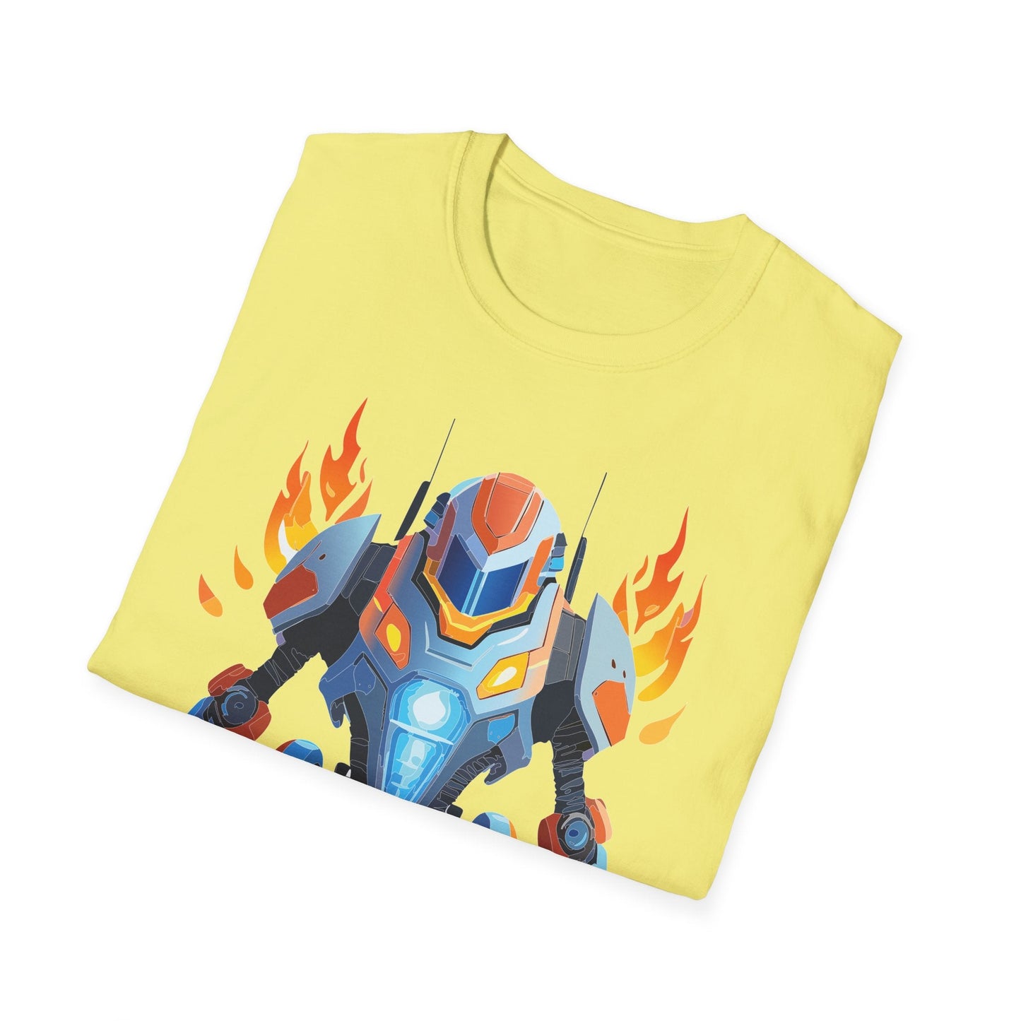 Cyborg Tee Unisex Robot Shirt Terminator Shirt Art Design Gildan Softstyle 64000 Cotton Tee