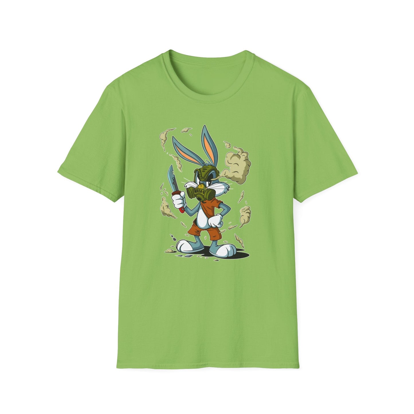 Bugs Bunny T Shirt Unisex Cartoon Graphic Tee Softstyle Gildan 64000 Short Sleeve