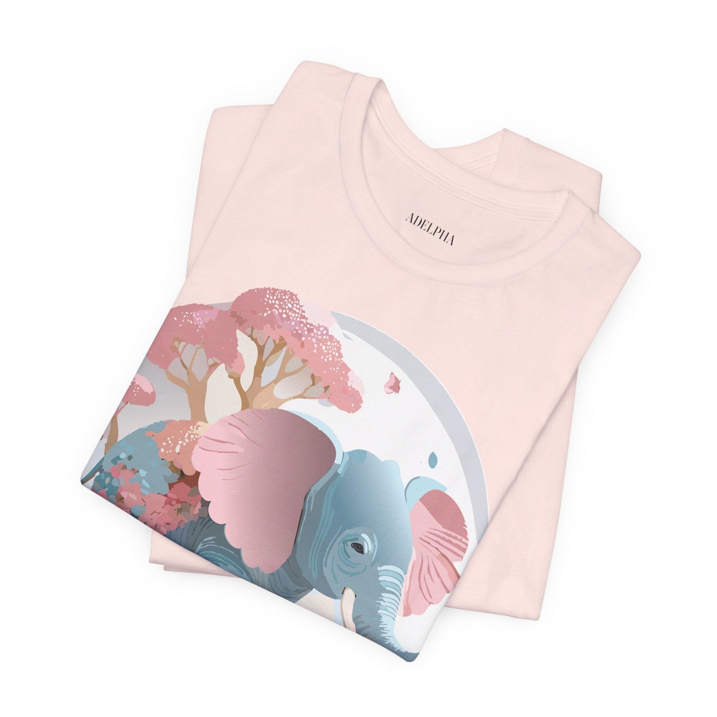 Elephant Graphic Unisex 100 Cotton Jersey Vintage Art Design Tee 17