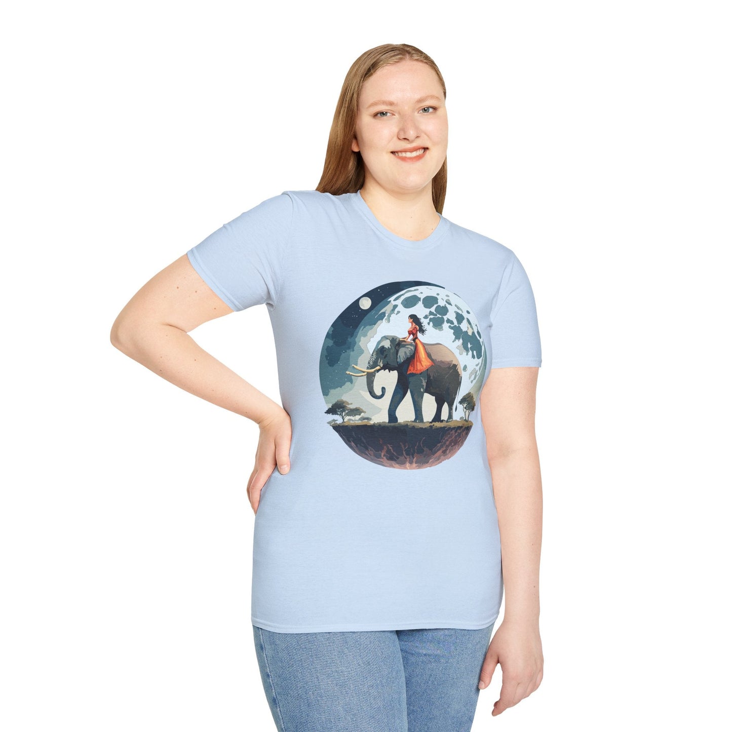 Womens Graphic T Shirt Art Design Tee SoftStyle Gildan 64000 100 Percent Ring Spun Cotton Comfort