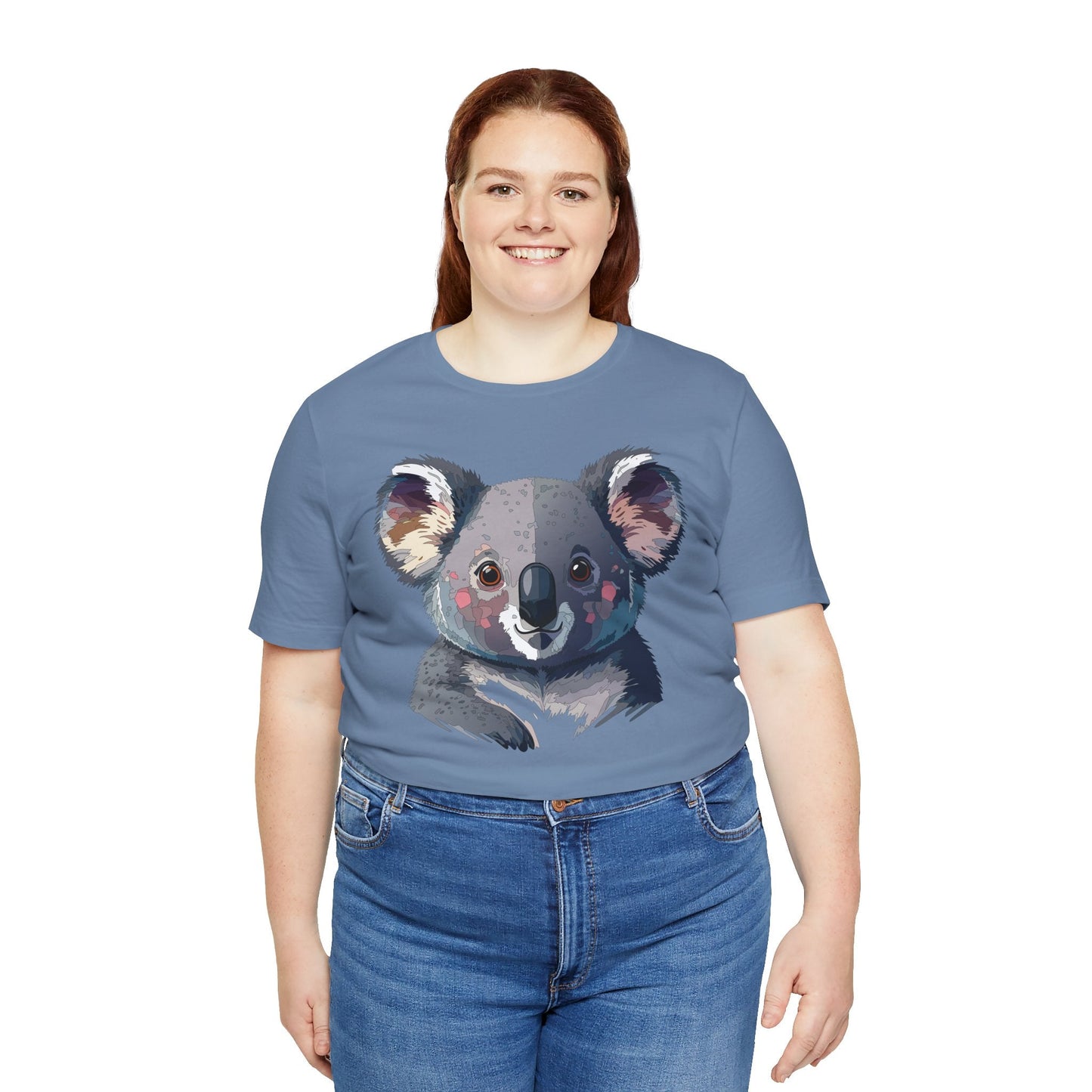 Unisex Animal Shirt With Animal Art Design Tee Wild Animals Short Sleeve Jersey Cotton