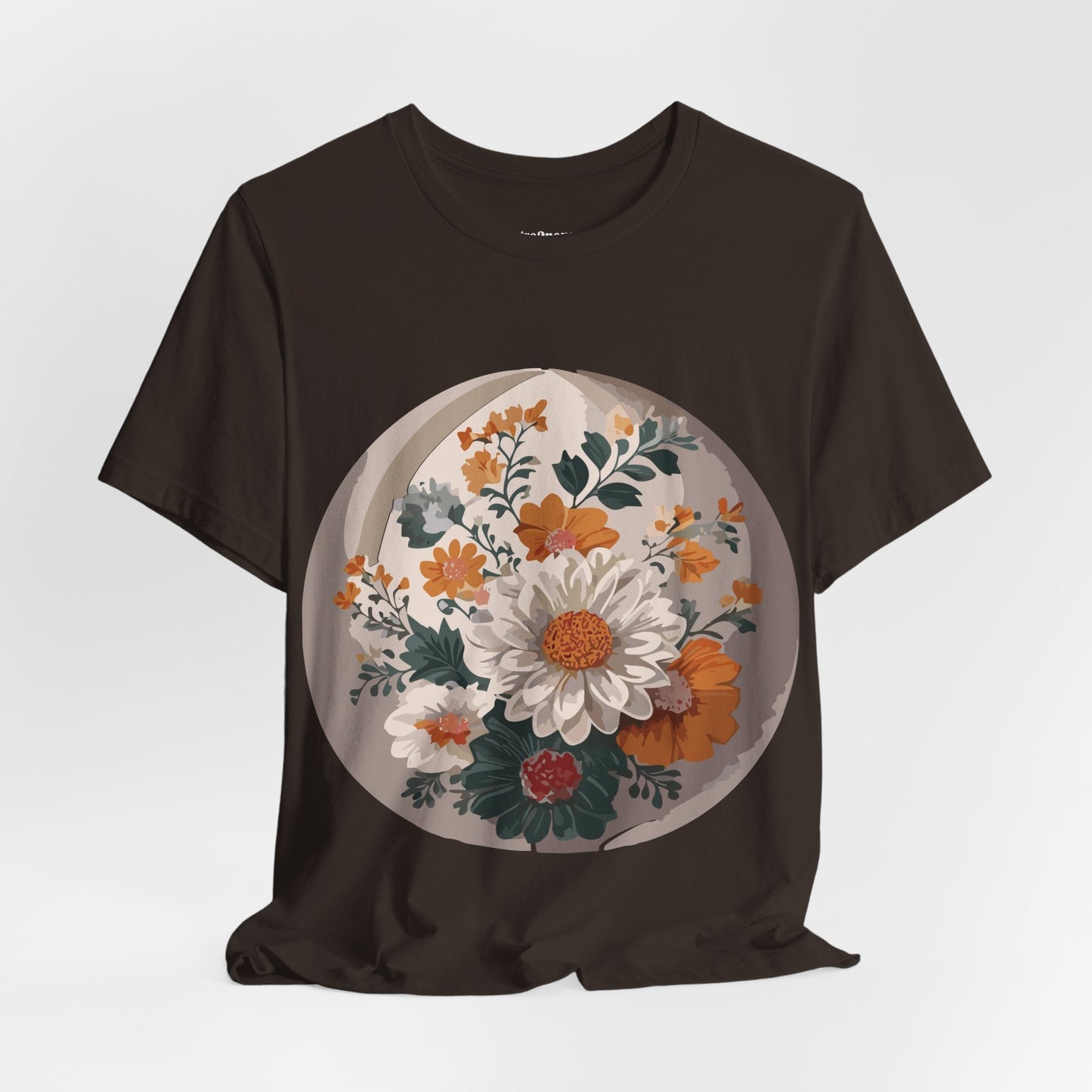 Retro2Nova Floral Shirt Unisex Jersey Short Sleeve Tee From Flowers Collection Free Shipping