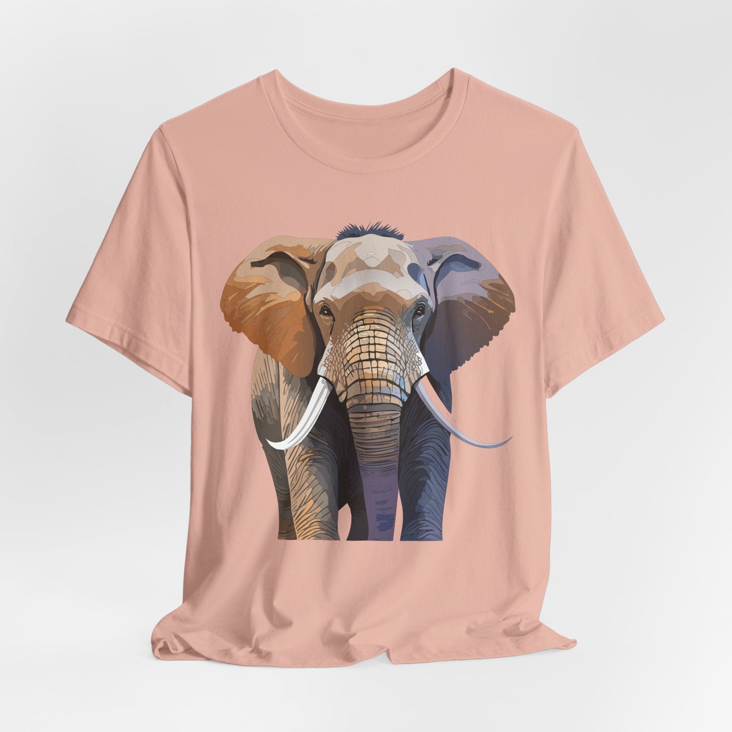 Unisex Animal Art Design Tee Shirt With Wildlife Animals Short Sleeve Everyday Comfort