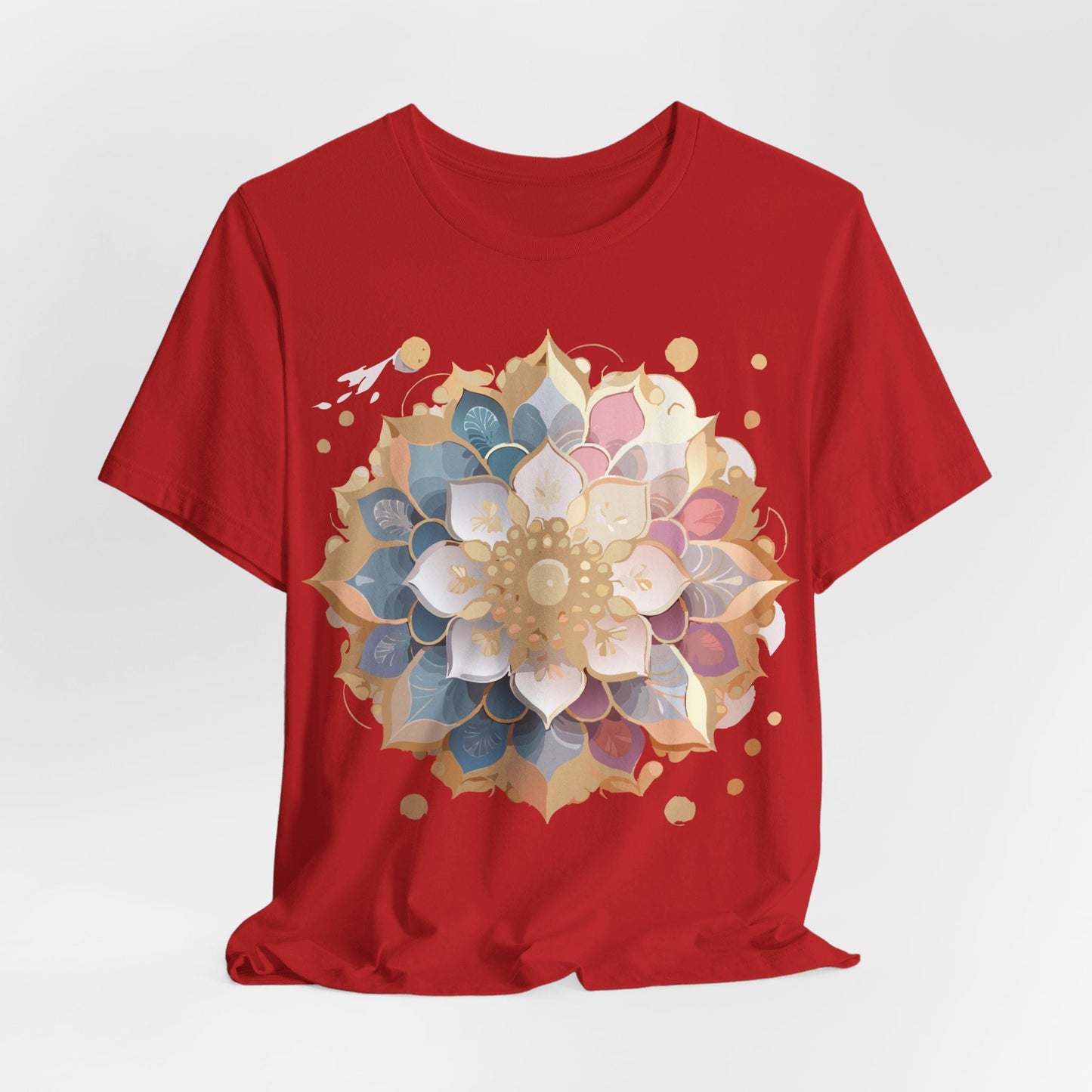 Mandala Graphic Tee Unisex Jersey Short Sleeve From Adelpha Vintage Inspired Artwork