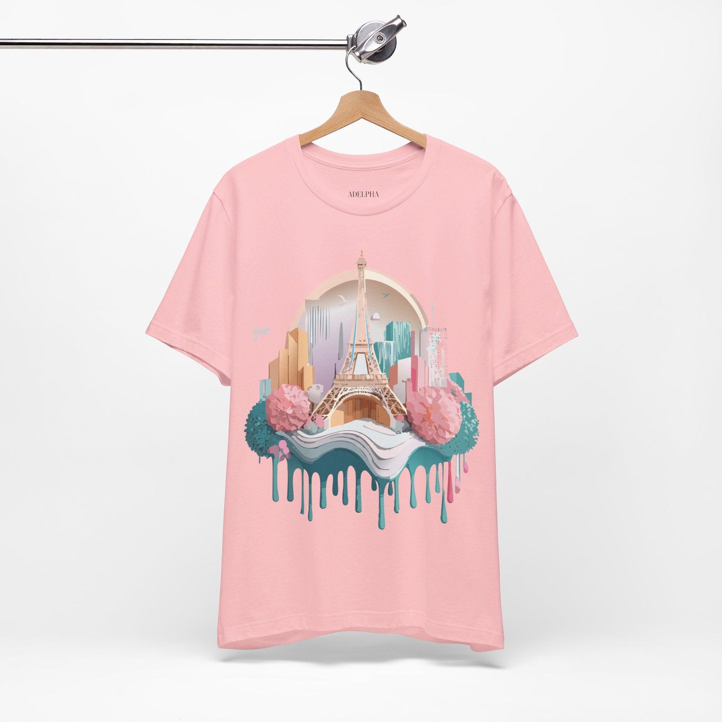 Paris Tourist Shirt Unisex Graphic Tee With Vintage Adelpha Artwork And Travel Style