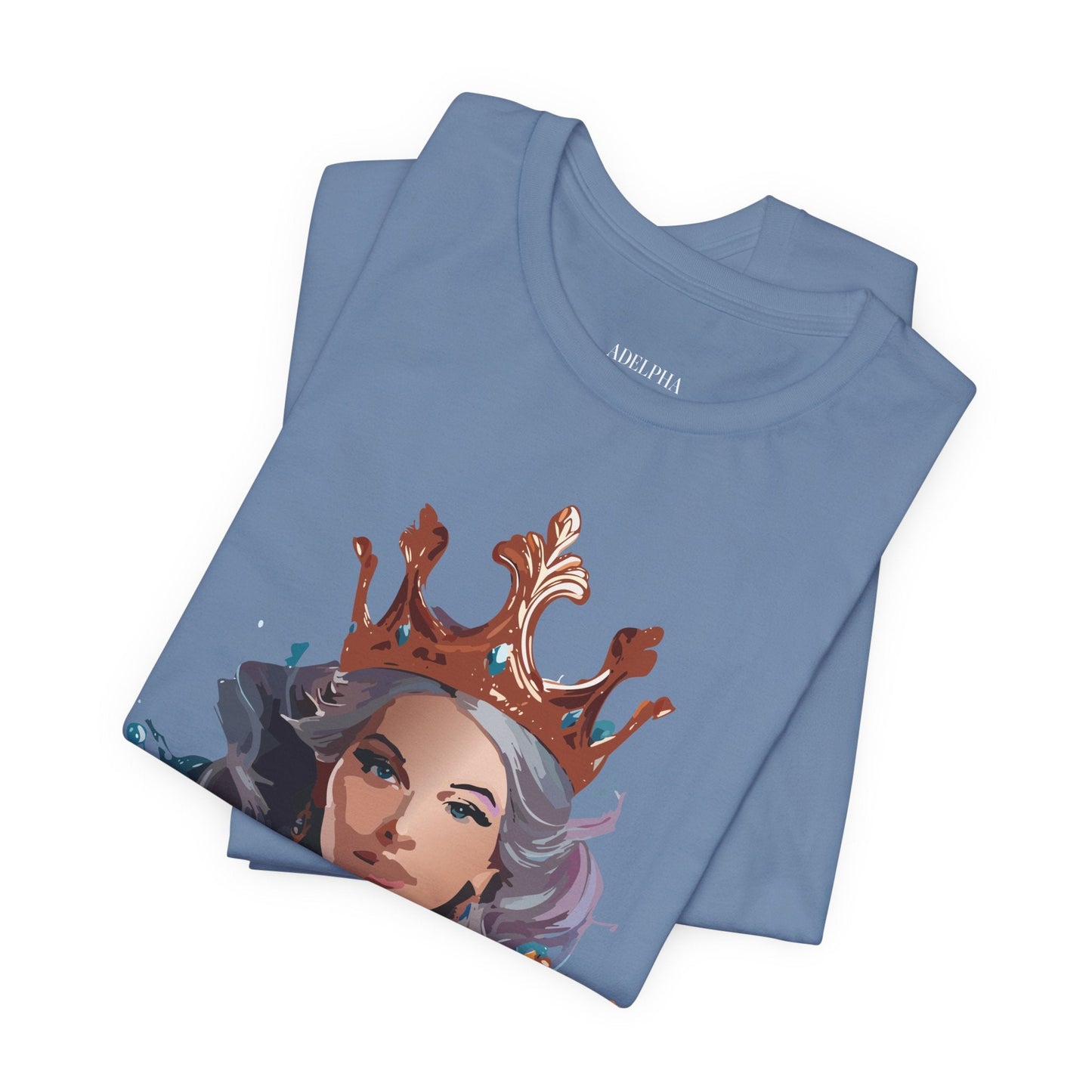 Queen Graphic Tee By Adelpha Art Design Unisex Short Sleeve Vintage Inspired Shirt