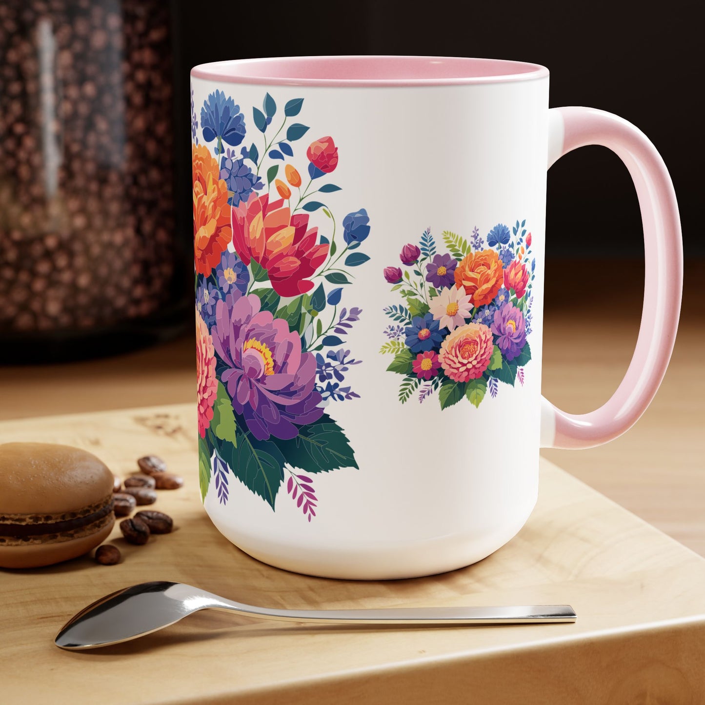 Floral Mug, Floral Cup