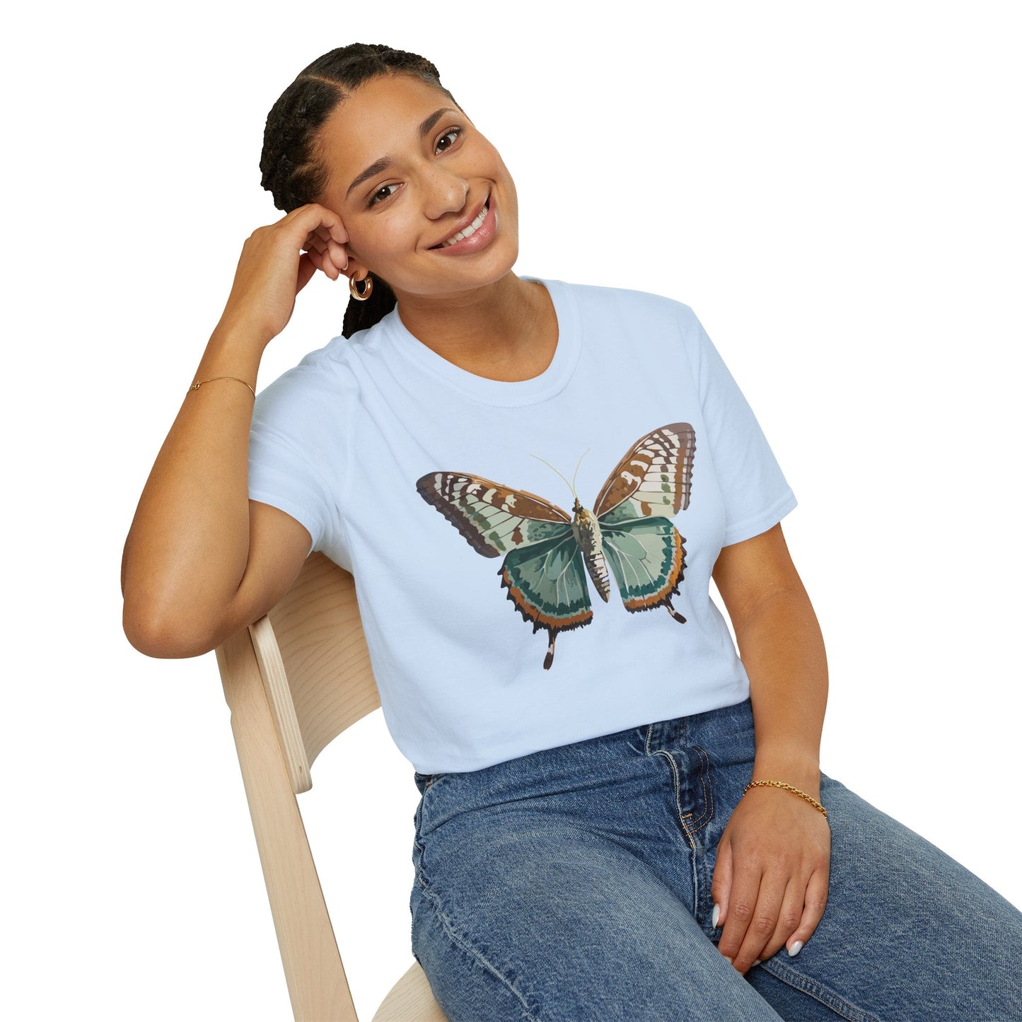 Butterfly Monarch Shirt Unisex Gildan Softstyle 64000 T Shirt 100 Percent Cotton