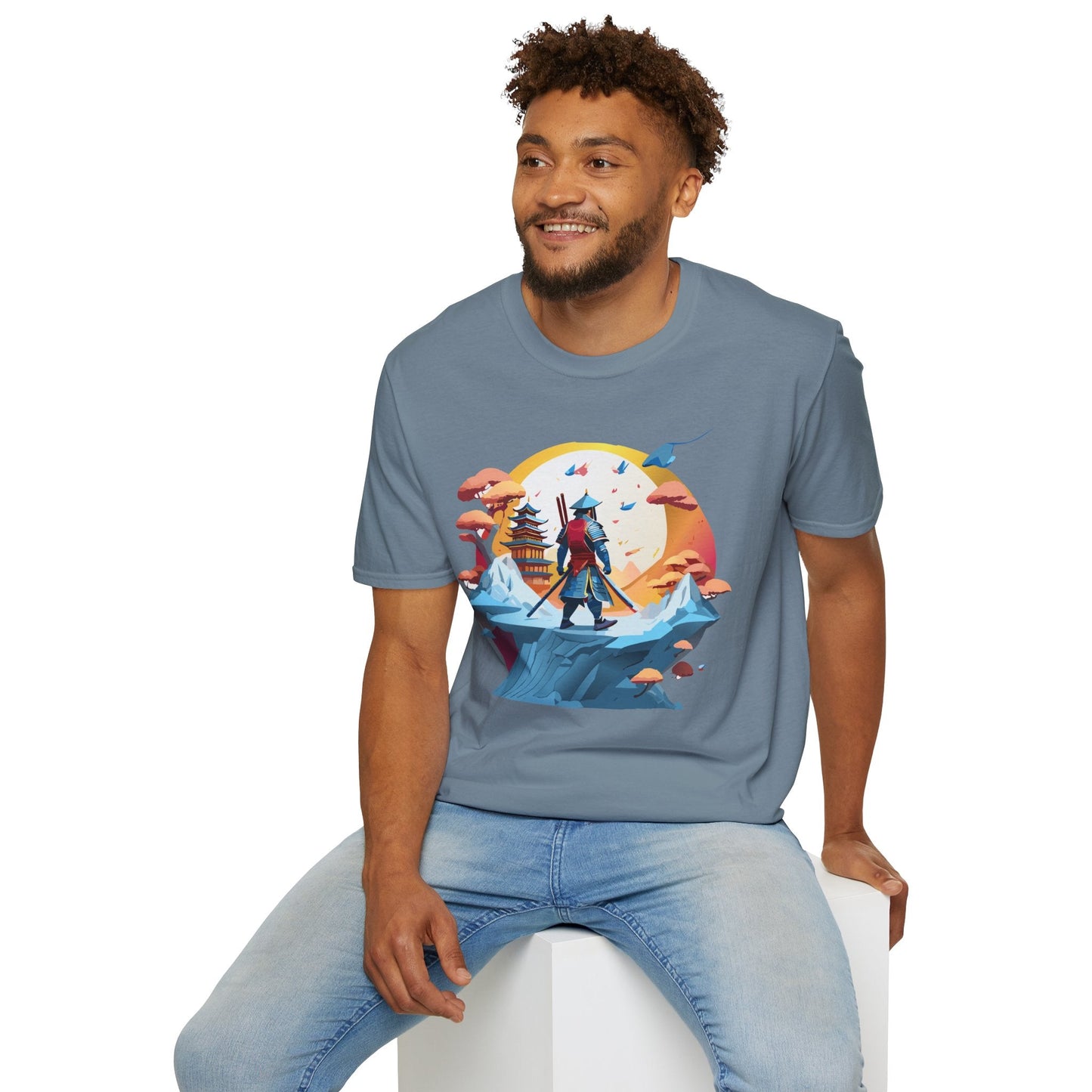 Samurai Shirt Unisex T Shirt Softstyle 64000 Gildan Tee For Everyday Comfort Durable Breathable