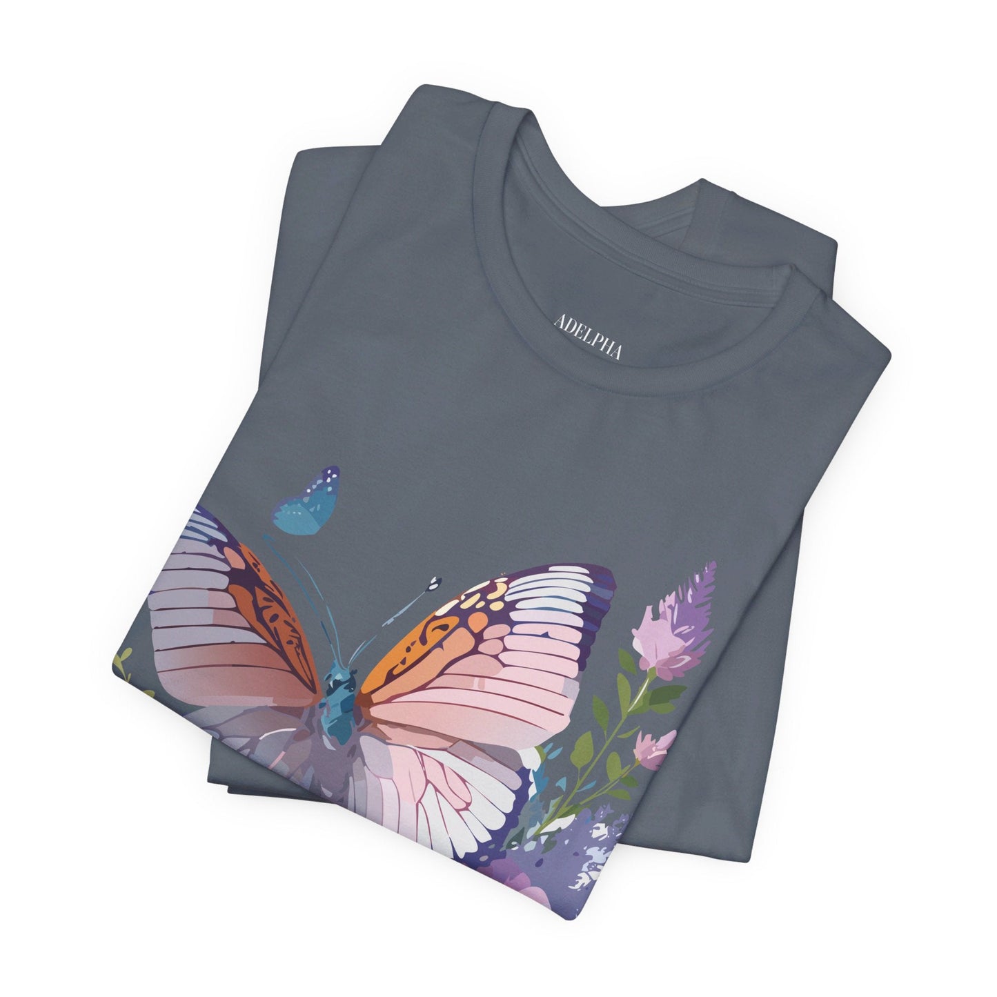 Butterfly Graphic Tee Unisex Adelpha Vintage Inspired Art Design Tee