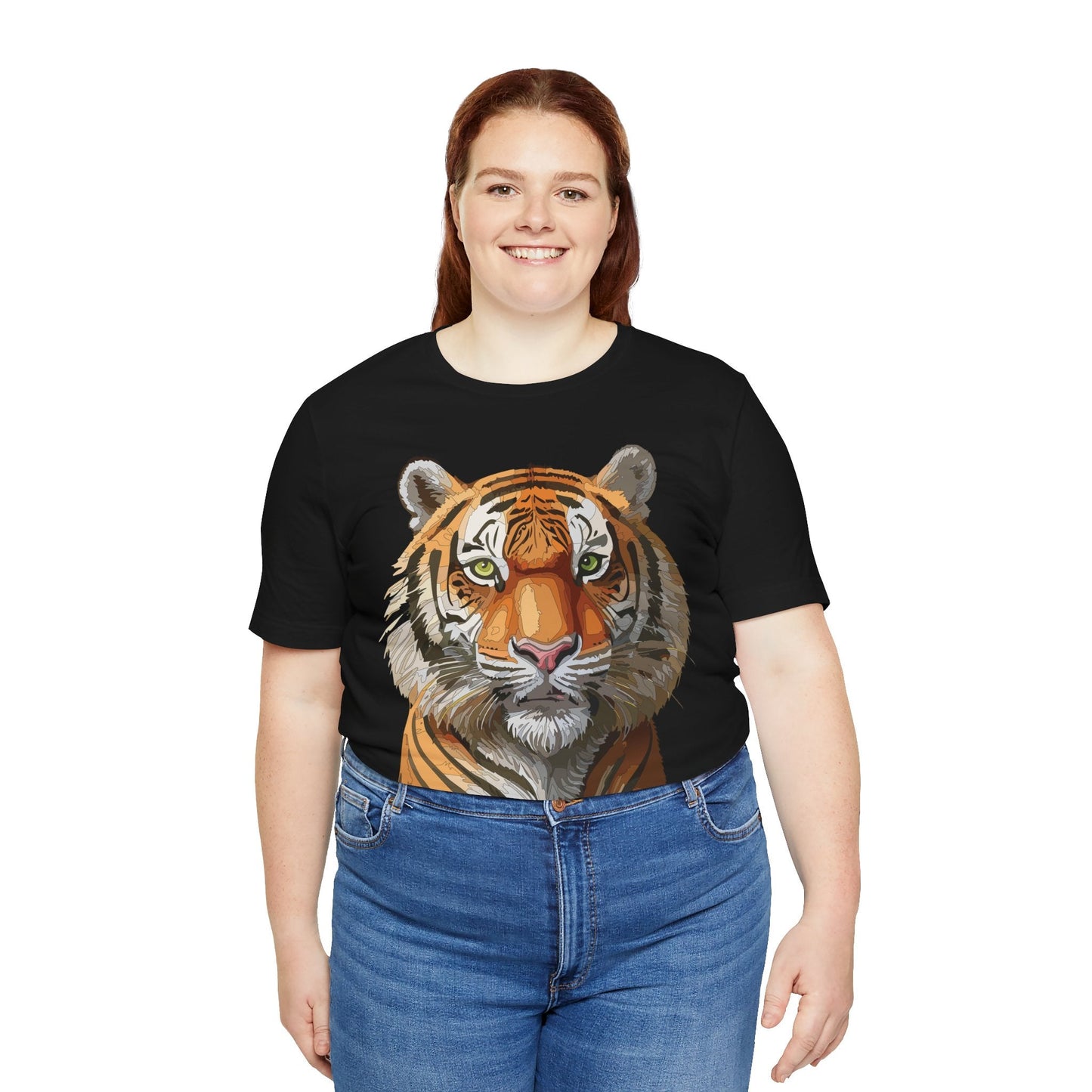 Unisex Animal Art Design Tee Shirt Wild Animals Graphic Tee Softstyle Gildan 64000