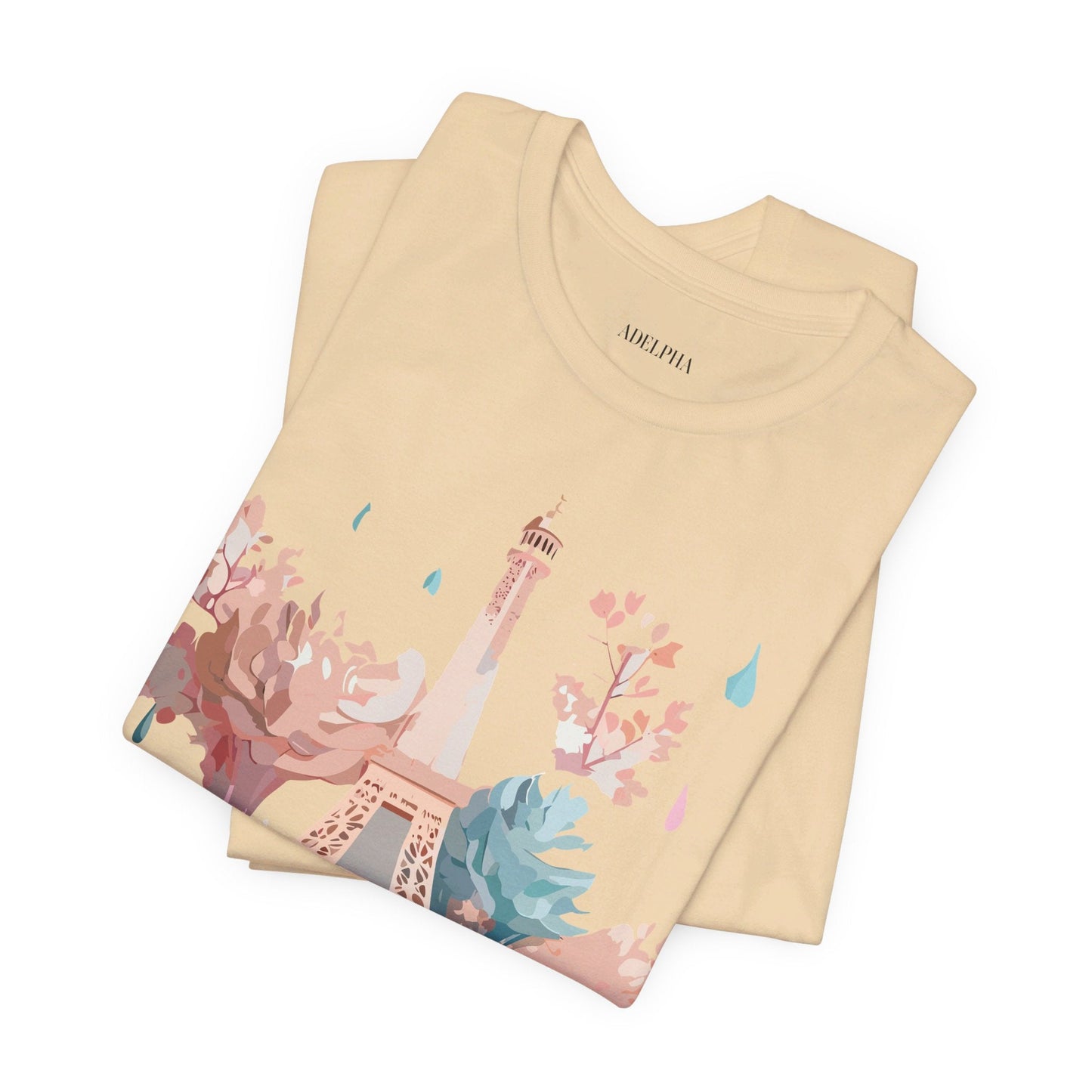 Paris Tourist Shirt Graphic Tee Unisex Vintage Inspired Art Adelpha Premium Quality