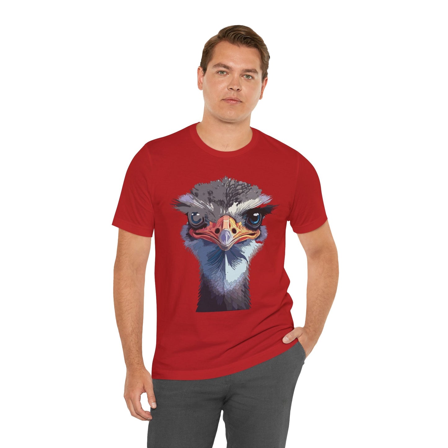 Unisex Animal Tee Shirt With Art Design Wild Animals Shirt Gildan Softstyle 64000