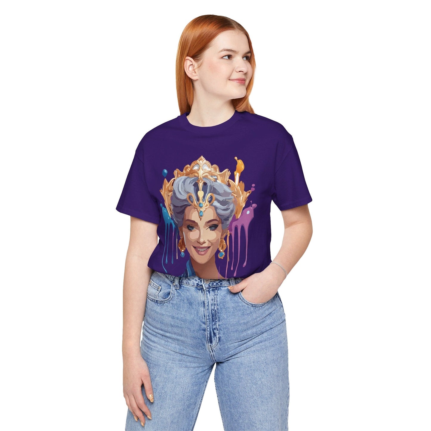 Queen Woman Portrait Graphic Unisex 100 Cotton Vintage Artwork Tee 18