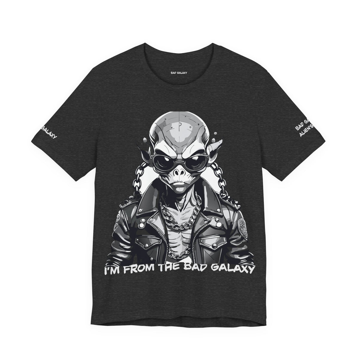 Alien Graphic Unisex Cotton Bella+Canvas Tee with Art Design b51