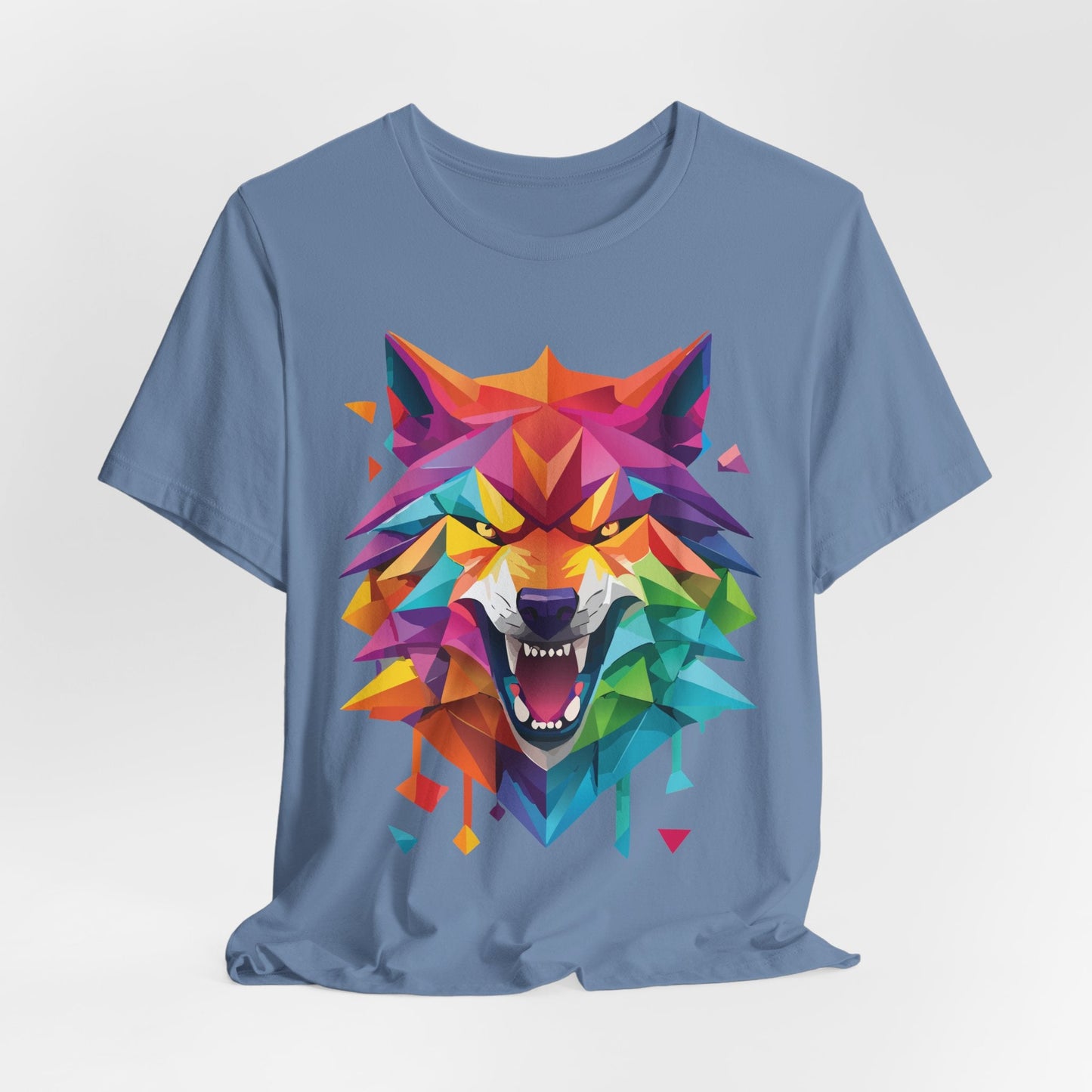 Unisex Animal Shirt With Art Design And Wild Animals Print Tee Short Sleeve Premium