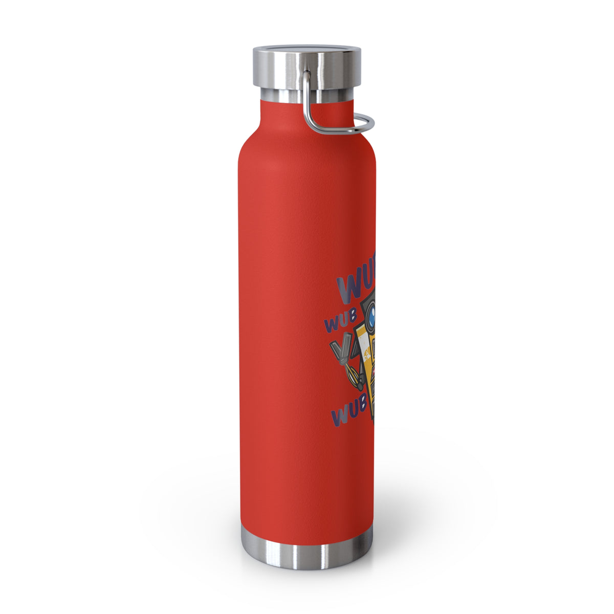 22oz Copper Insulated Water Bottle with Cartoon Design - CV63