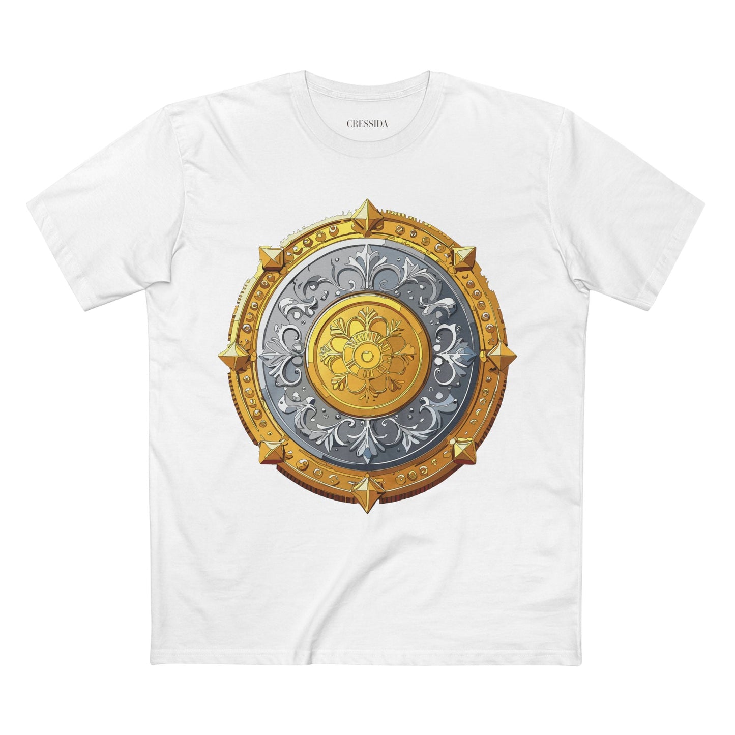 Antique Gold Coin Graphic Design T-Shirt Unisex 100 Cotton With Golden Print Artwork Tee 22