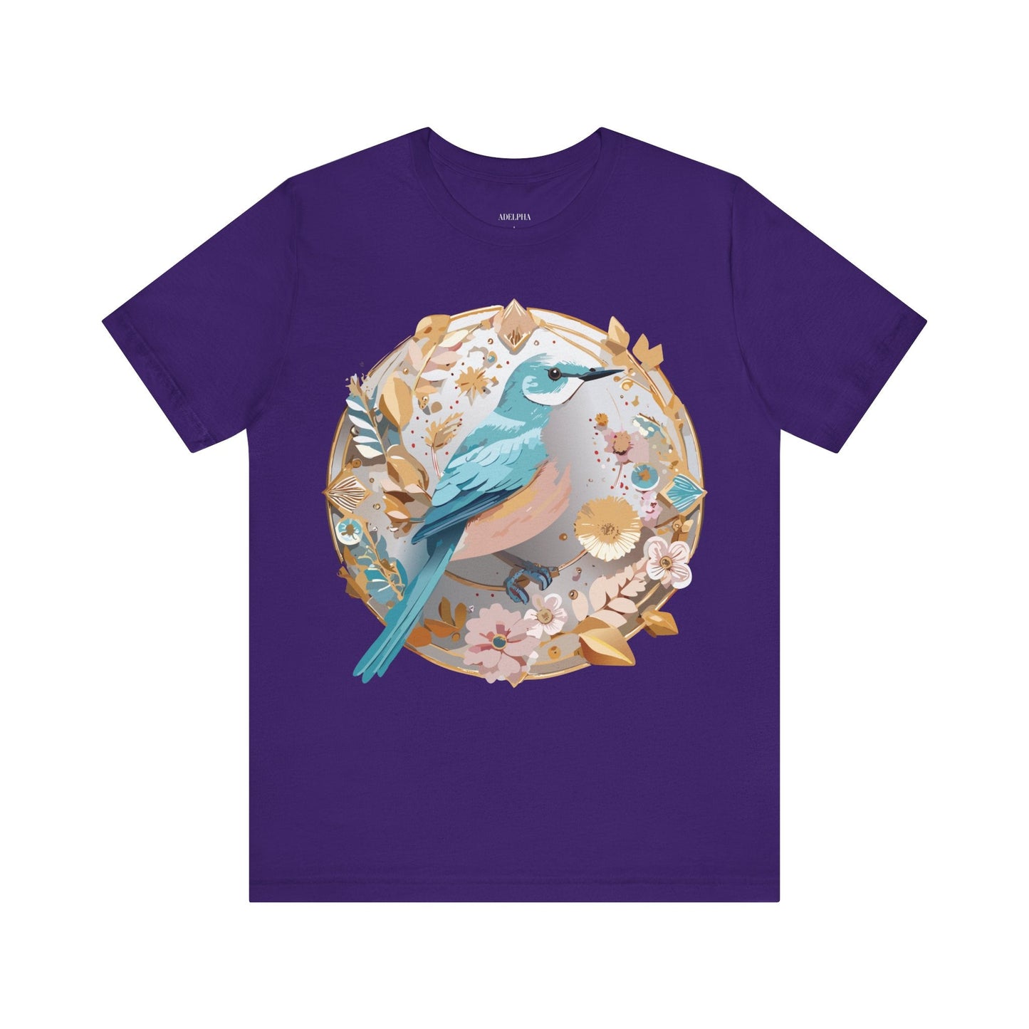 Adelpha Graphic T Shirt Unisex Jersey Short Sleeve Medallion Artwork Vintage Inspired Tee