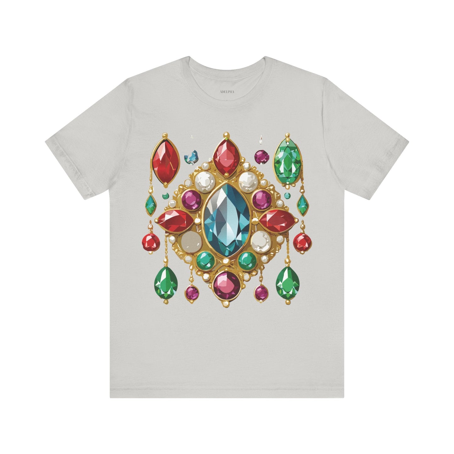 Jewelry Graphic Unisex 100 Cotton Vintage Treasure Art T-Shirt 44