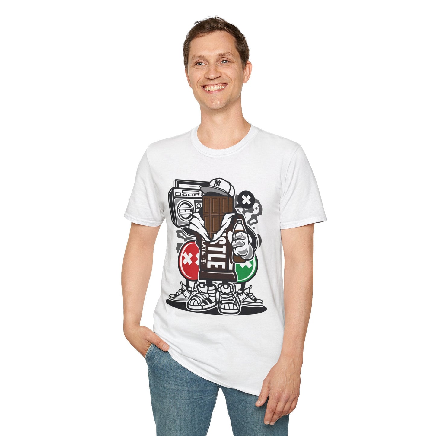 Gildan Softstyle Unisex Cartoon T Shirt Animation Funny Tee Breathable 100 Percent Cotton