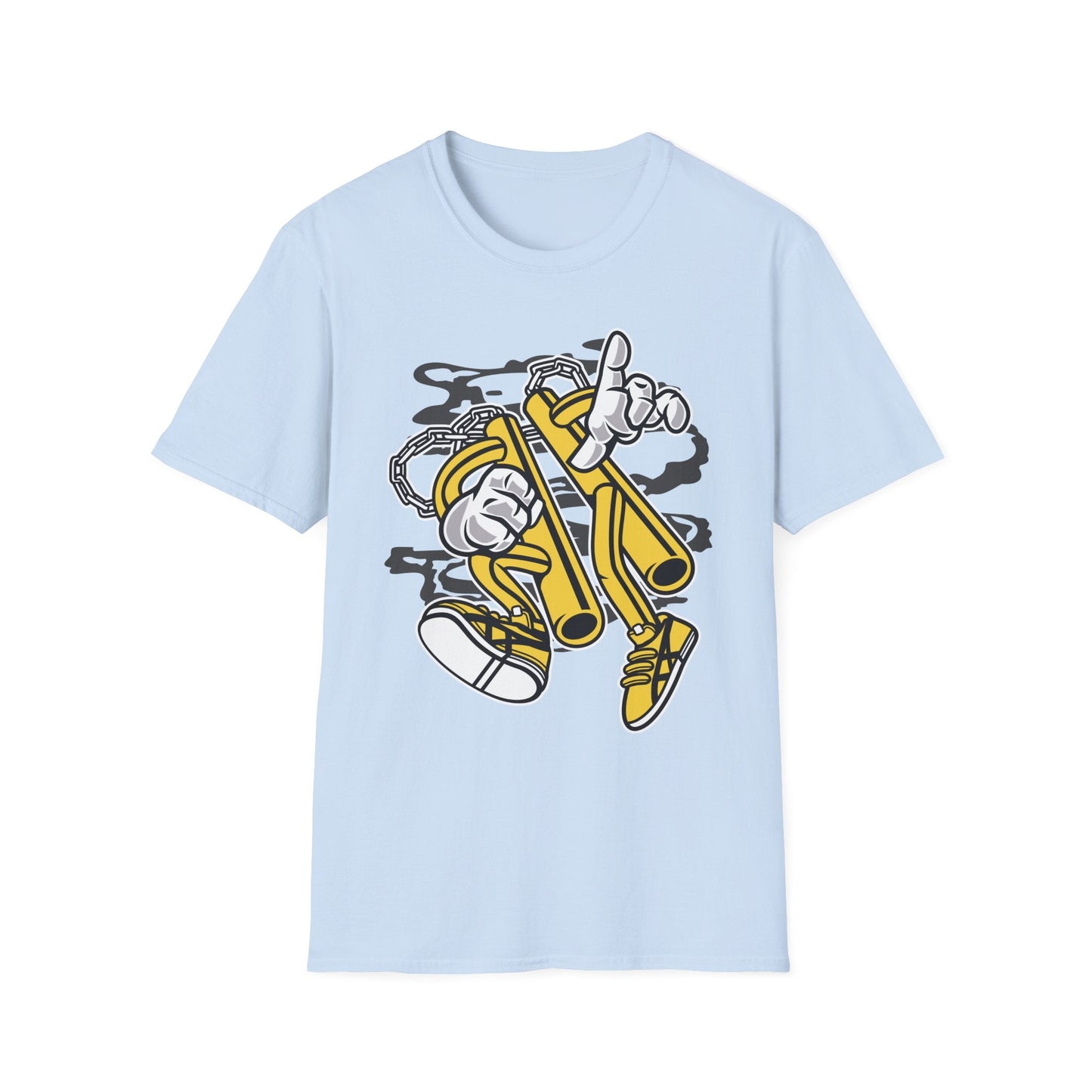 Cartoon T Shirt Animation T Shirt Funny Tee Unisex Softstyle 100 Percent Cotton 64000